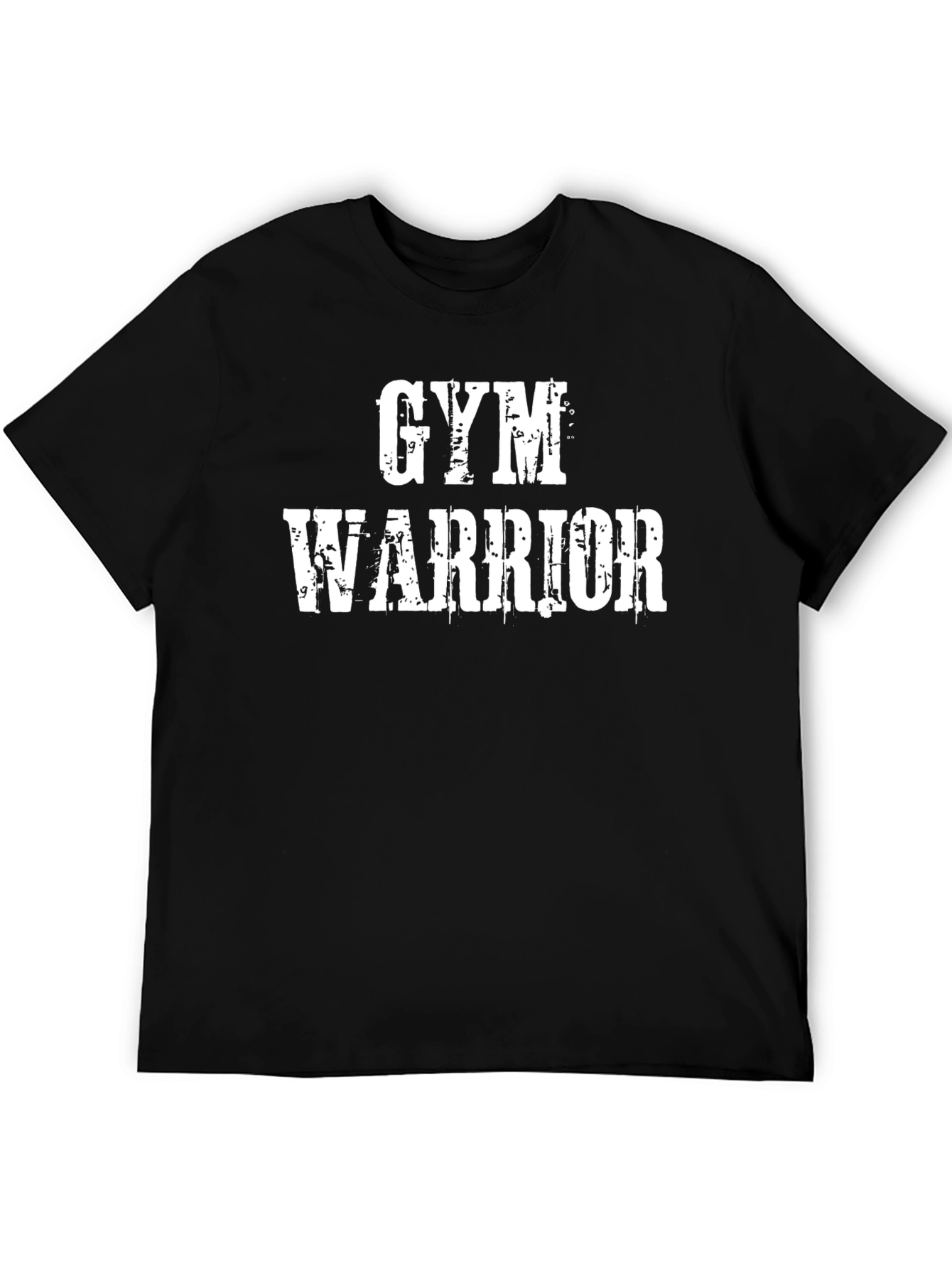 Gym Warrior Black Graphic T-Shirt