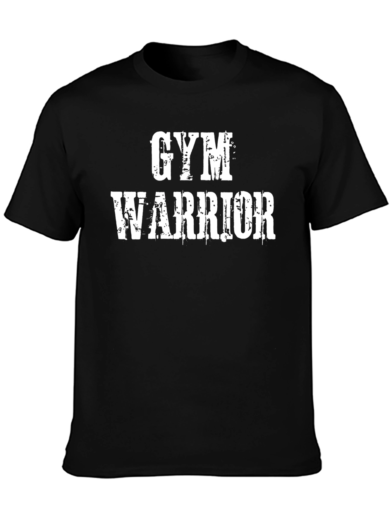 Gym Warrior Black Graphic T-Shirt