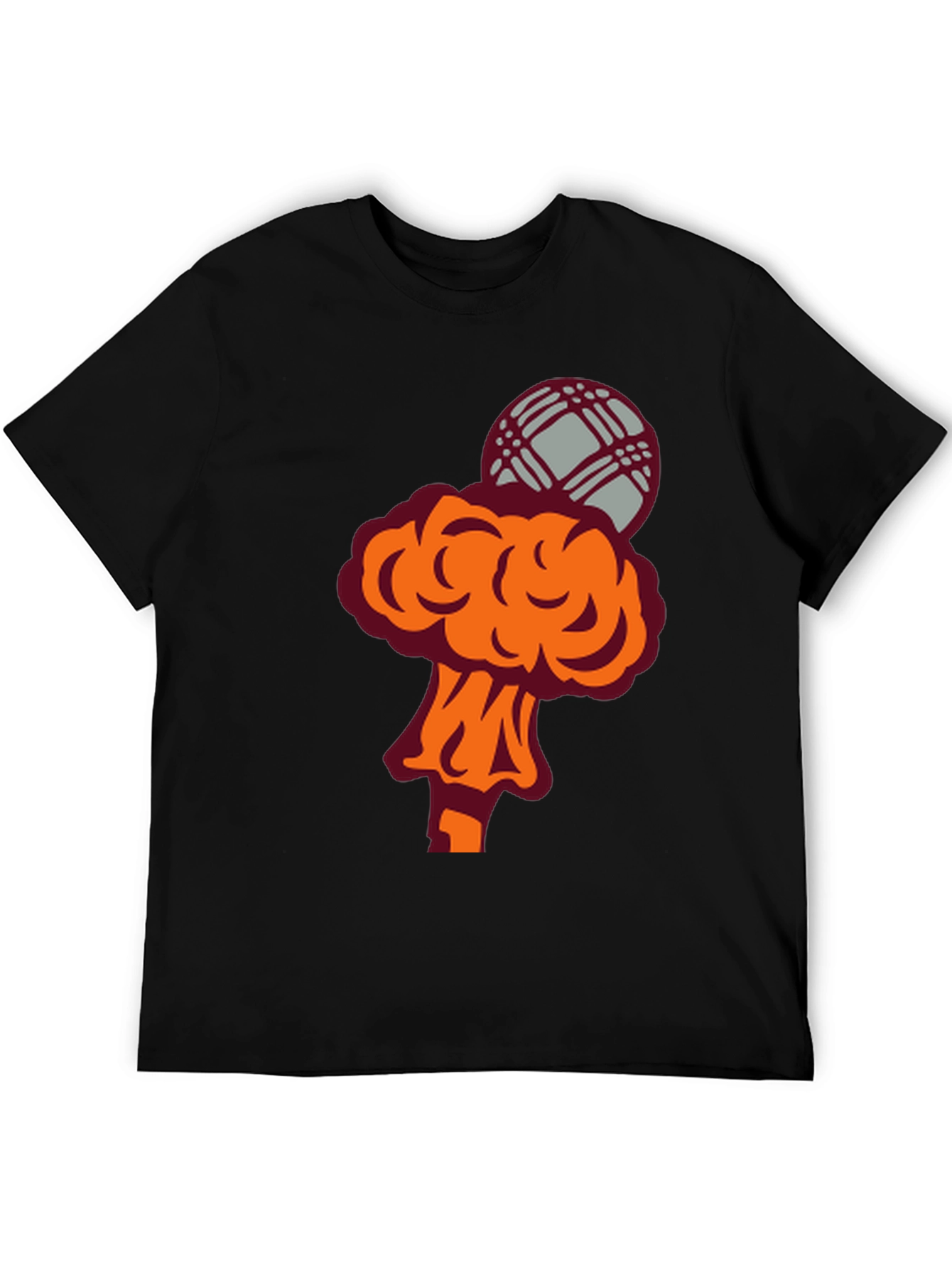 Novelty Graphic Tee - Atomic Microphone Design