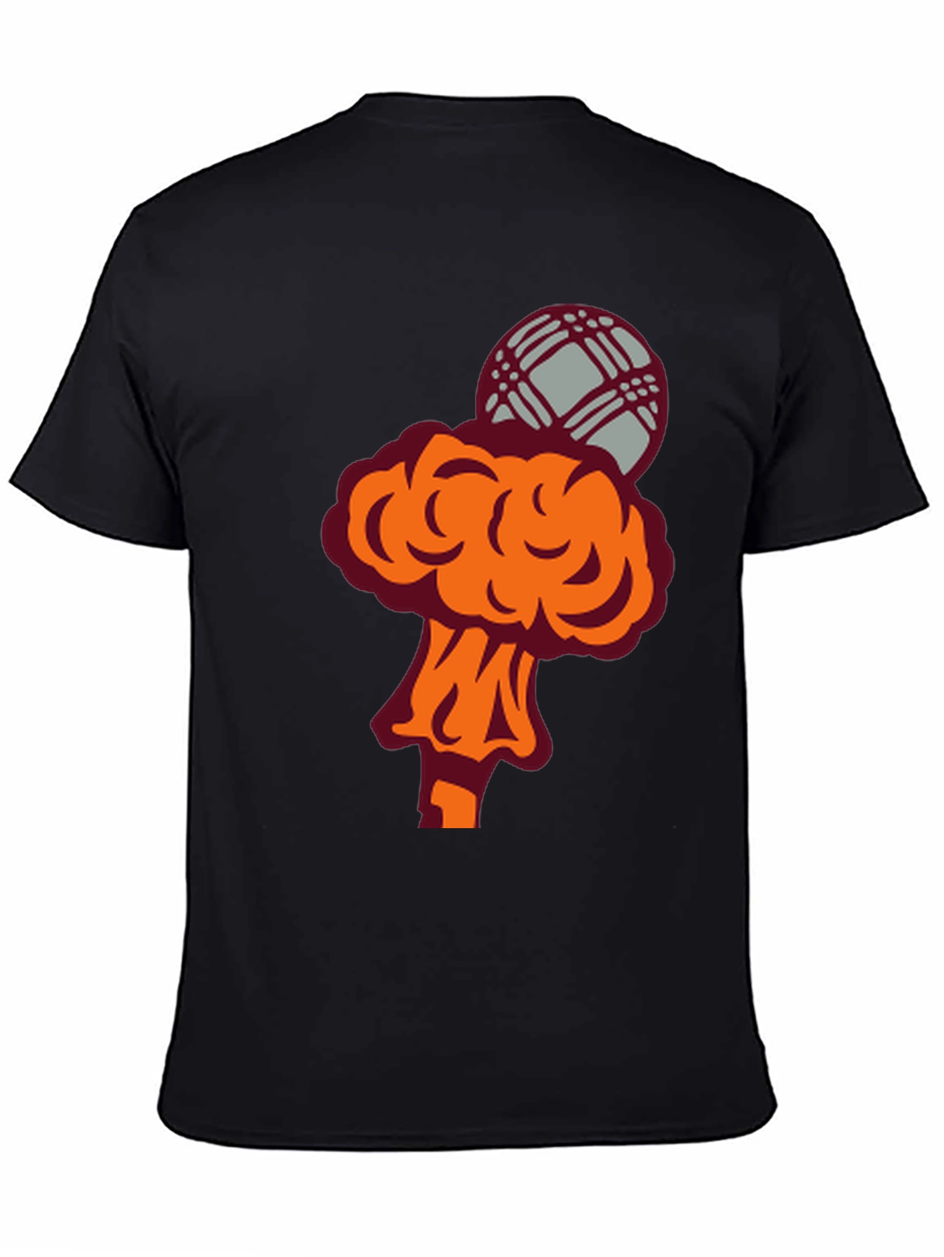 Novelty Graphic Tee - Atomic Microphone Design