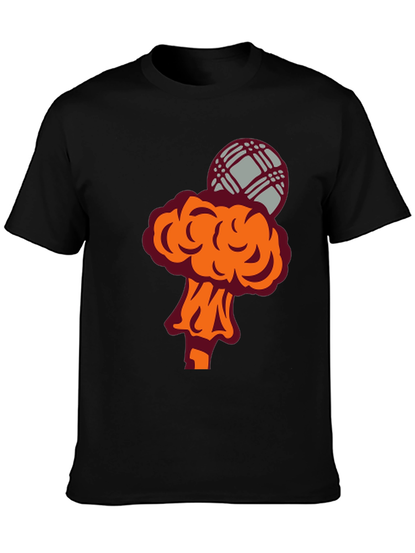 Novelty Graphic Tee - Atomic Microphone Design