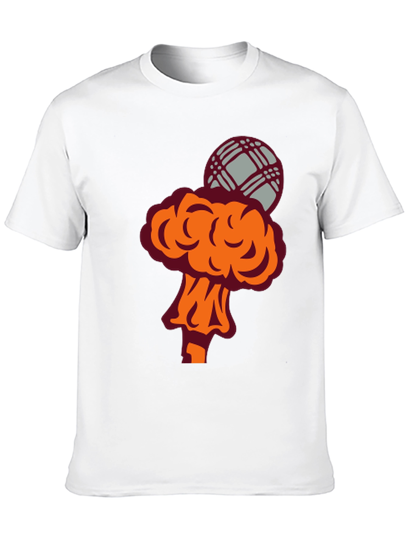 Novelty Graphic Tee - Atomic Microphone Design