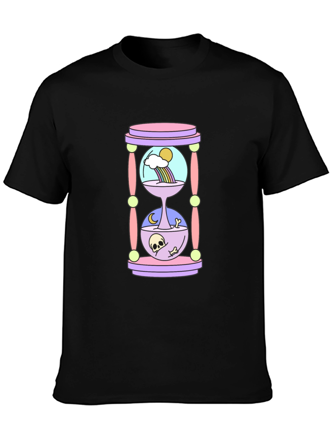 Day & Night Hourglass Graphic Tee - Unisex