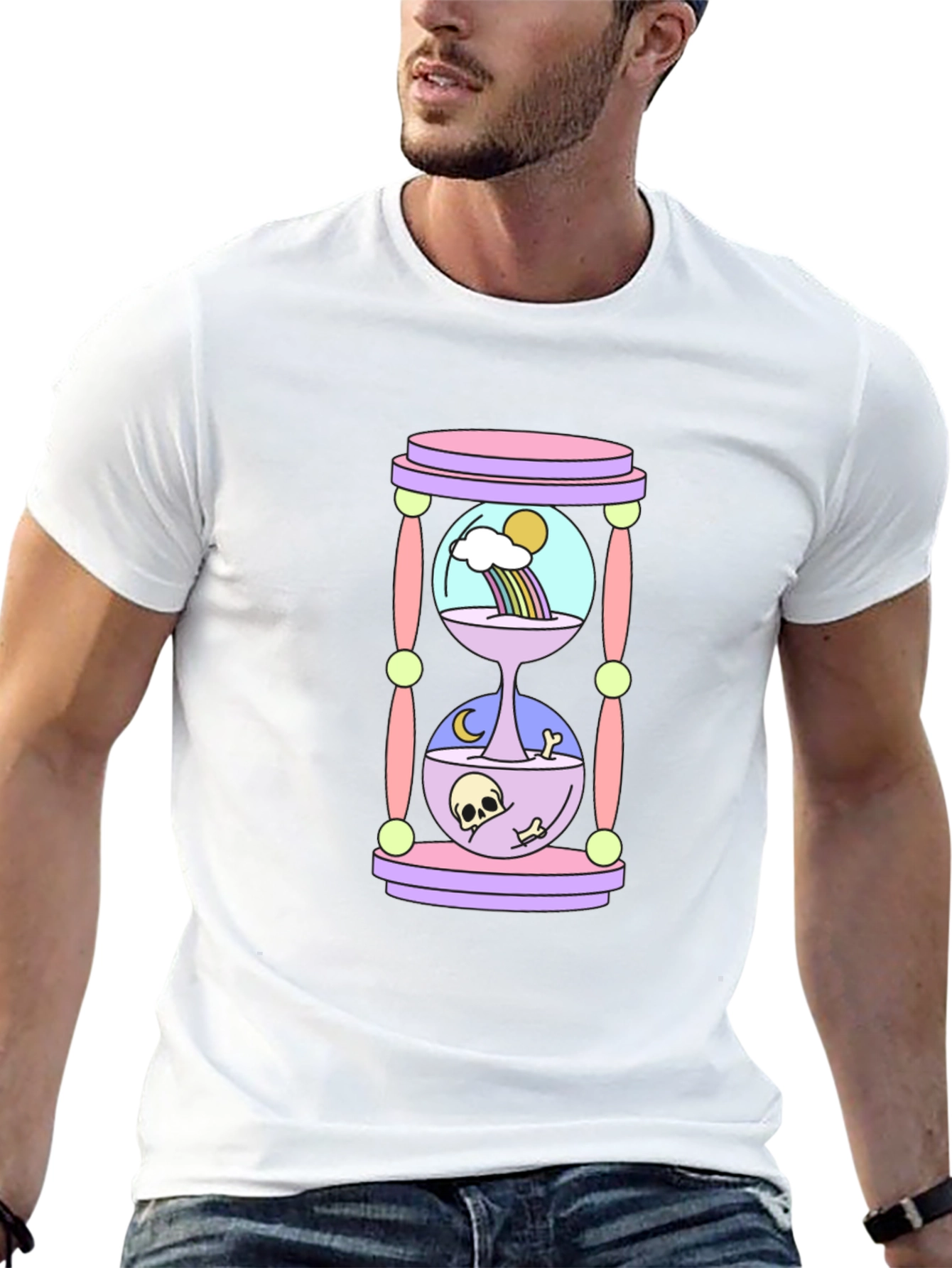 Day & Night Hourglass Graphic Tee - Unisex