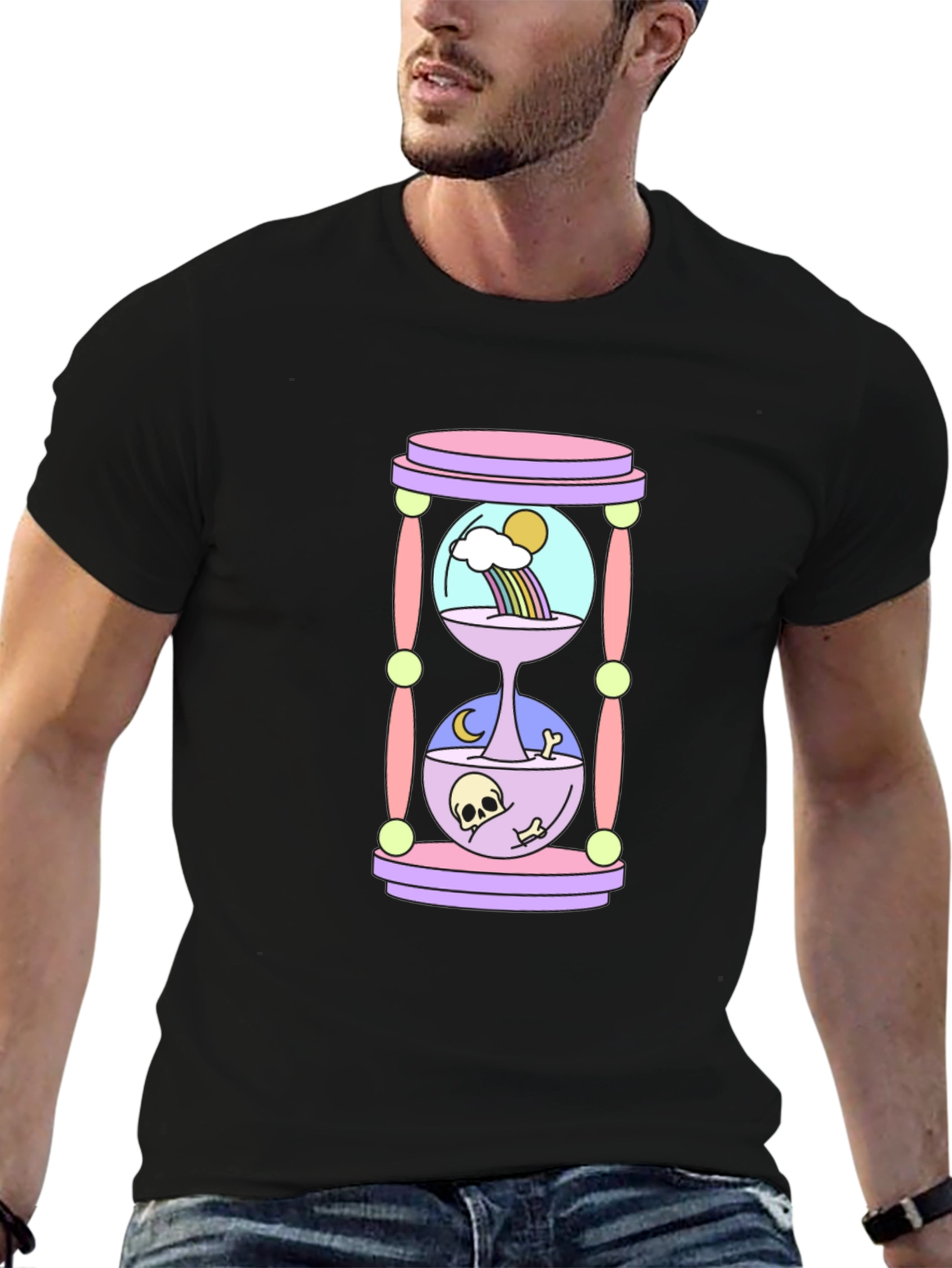 Day & Night Hourglass Graphic Tee - Unisex