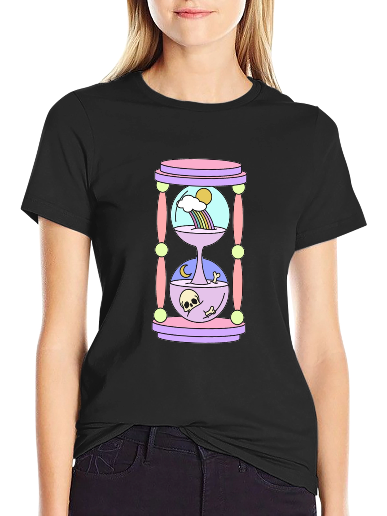 Day & Night Hourglass Graphic Tee - Unisex