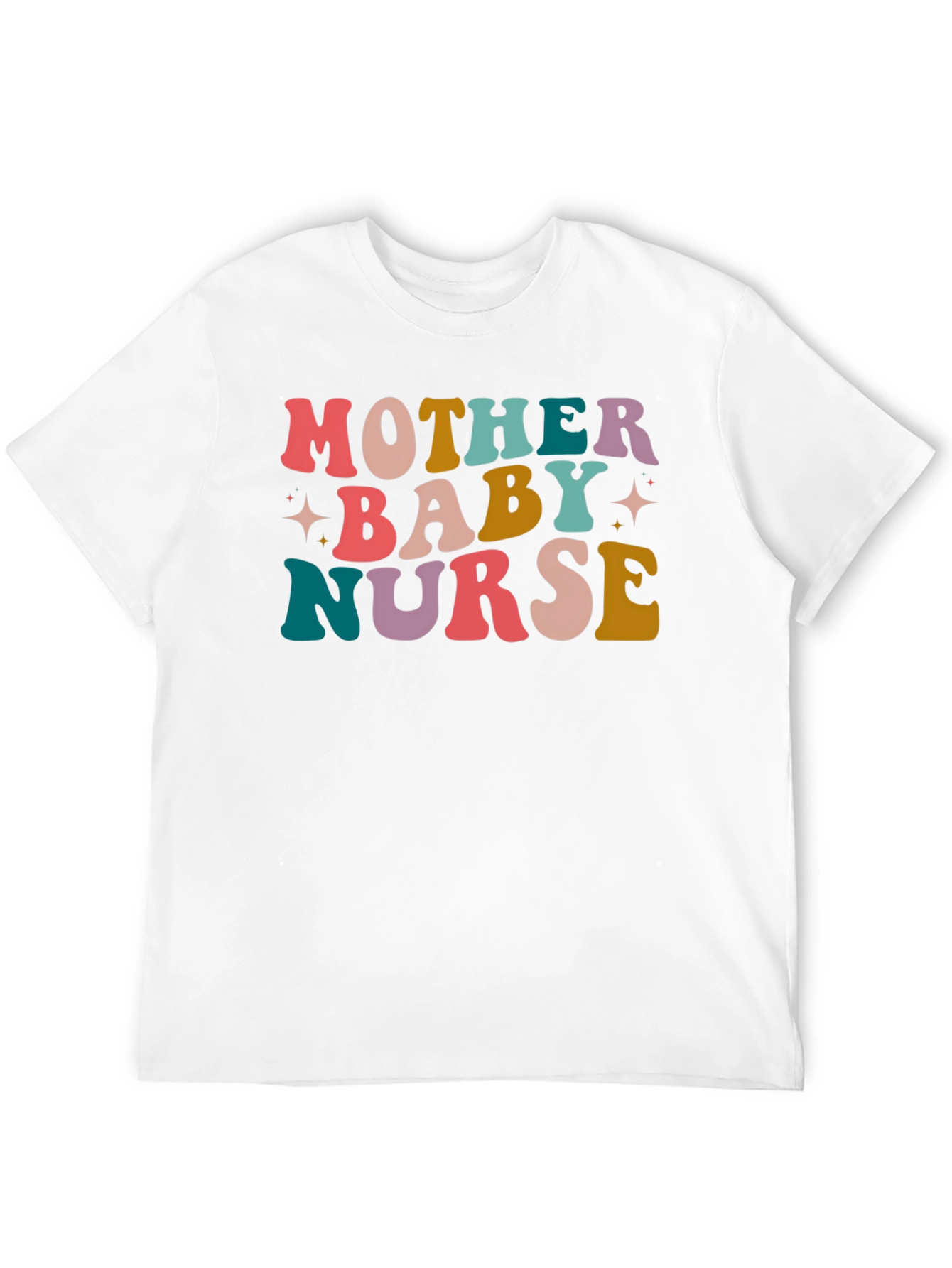 Mother Baby Nurse T-Shirt - Retro Style