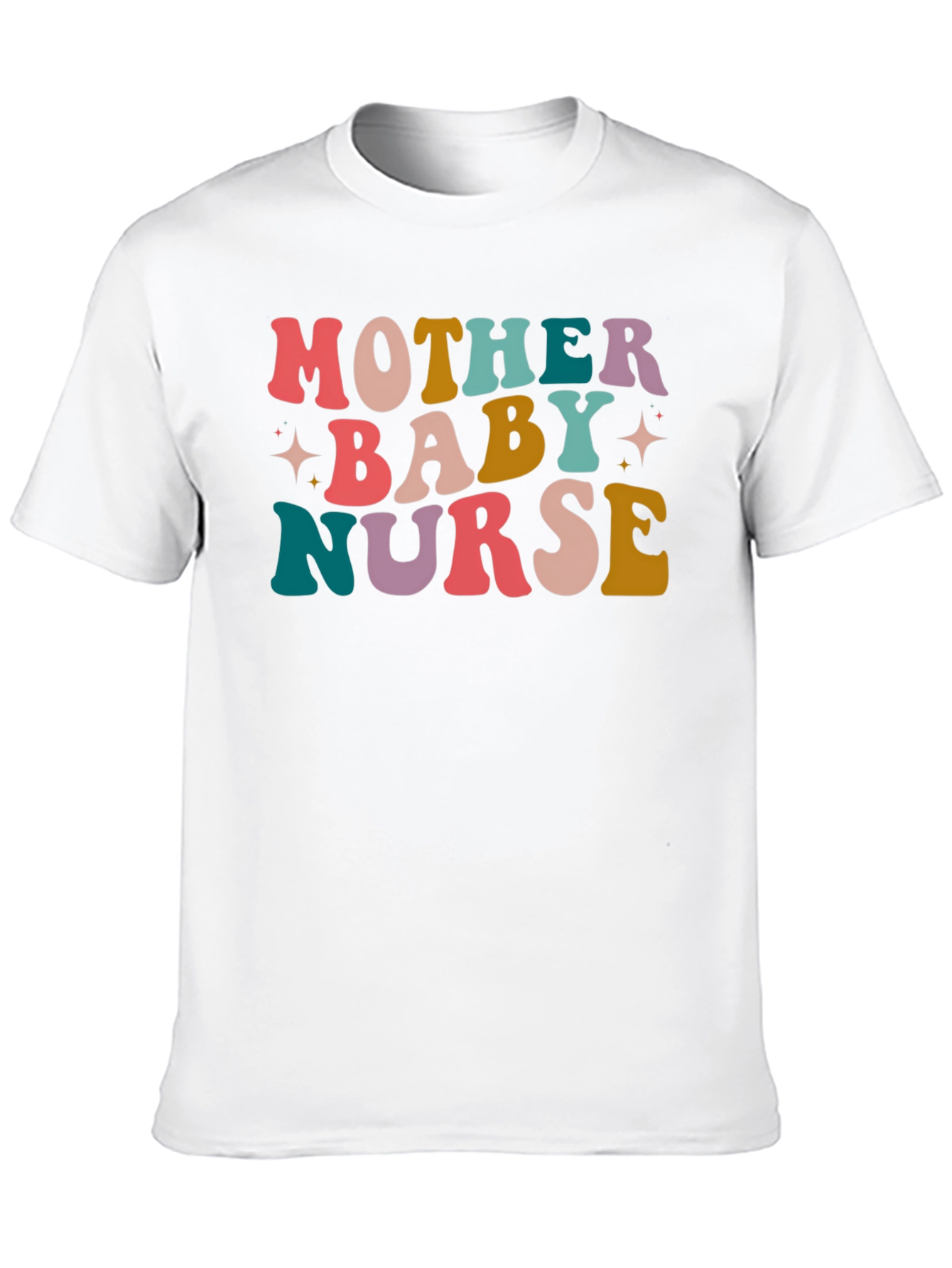 Mother Baby Nurse T-Shirt - Retro Style