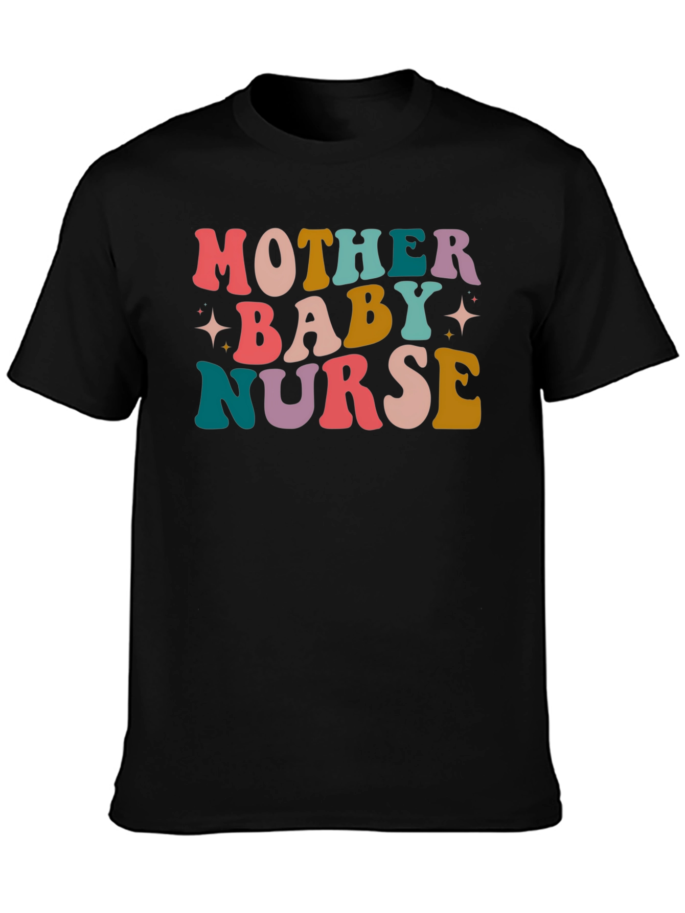 Mother Baby Nurse T-Shirt - Retro Style