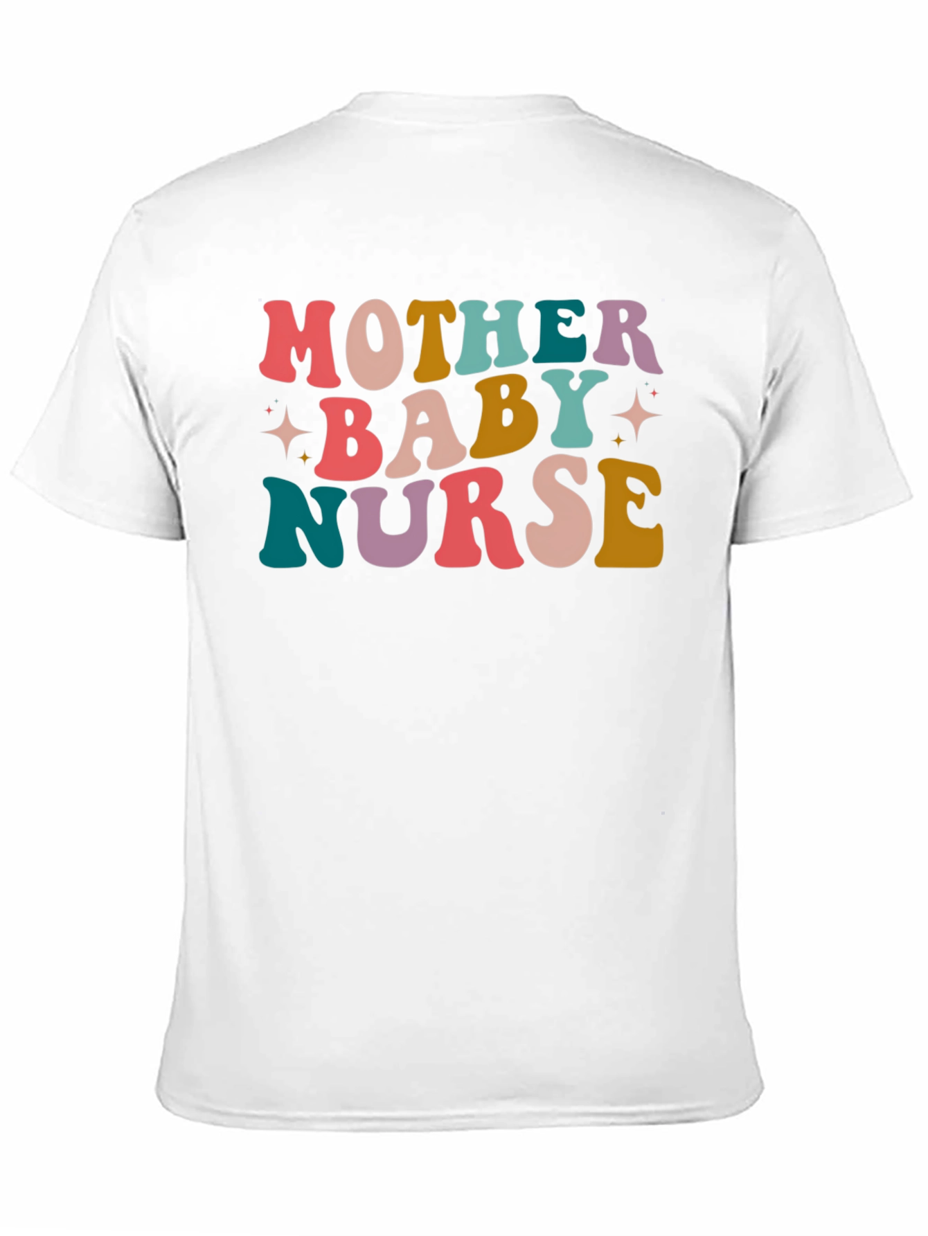 Mother Baby Nurse T-Shirt - Retro Style