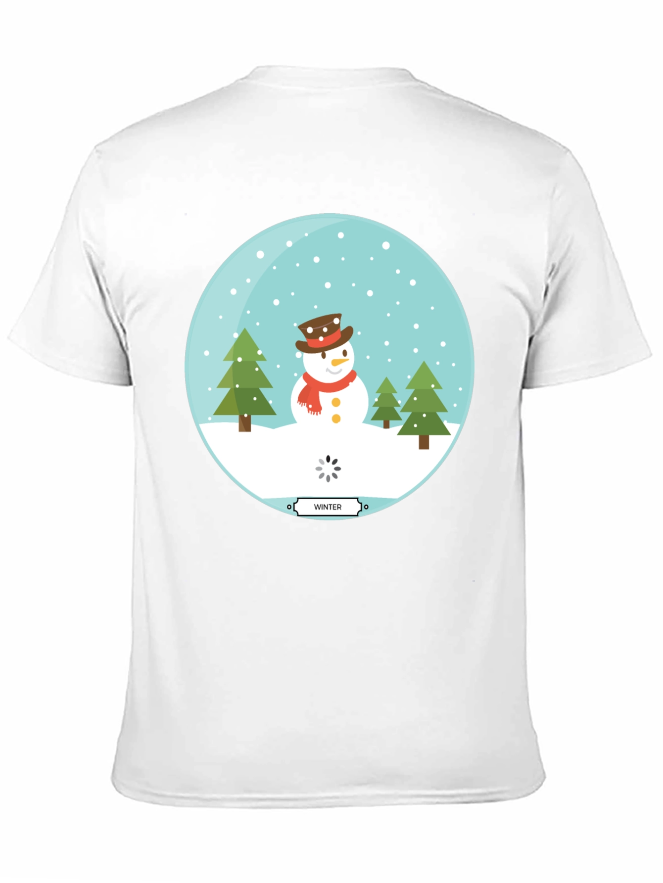 Winter Snow Globe Graphic T-Shirt