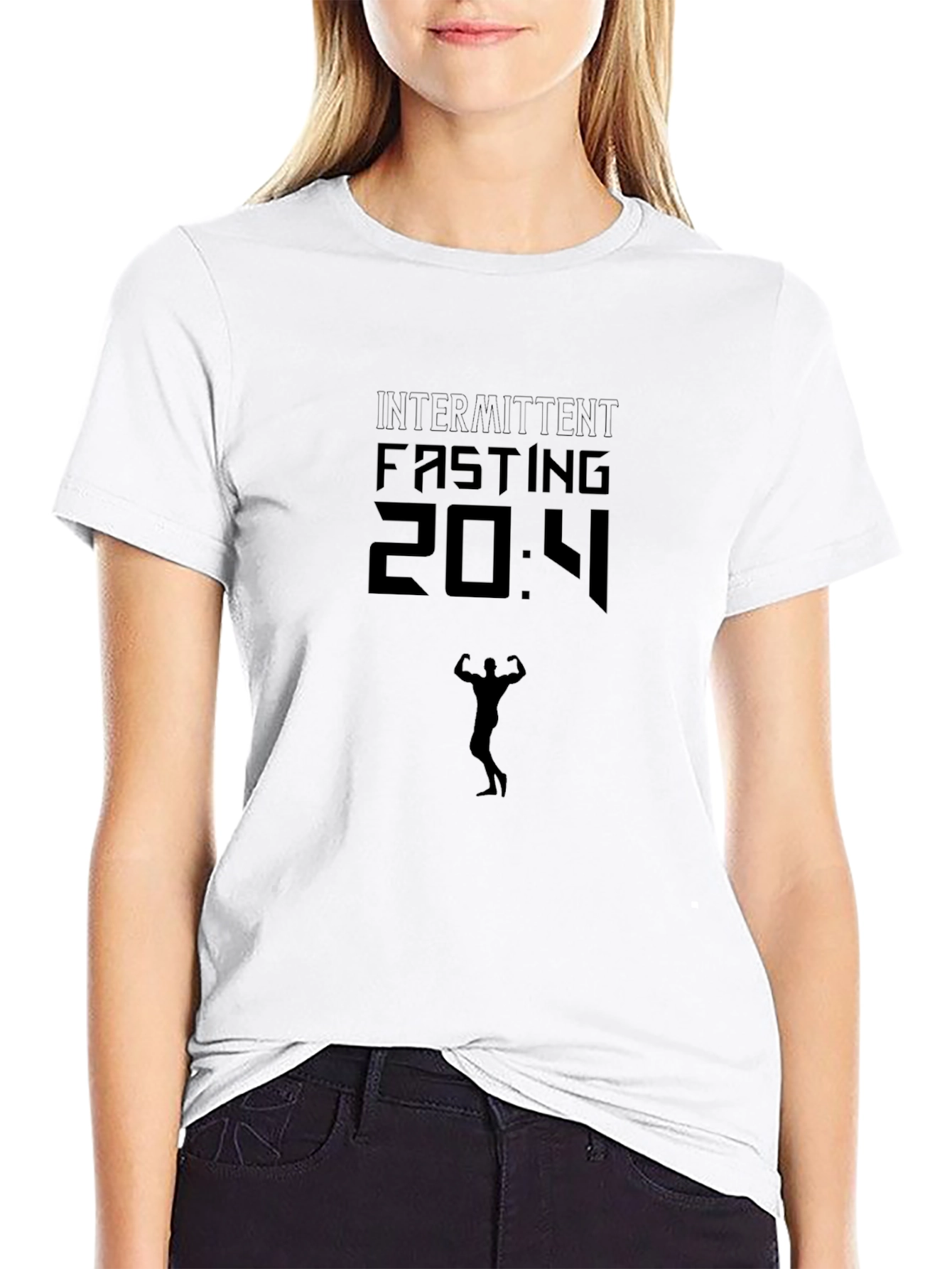 Intermittent Fasting 20:4 Black T-Shirt