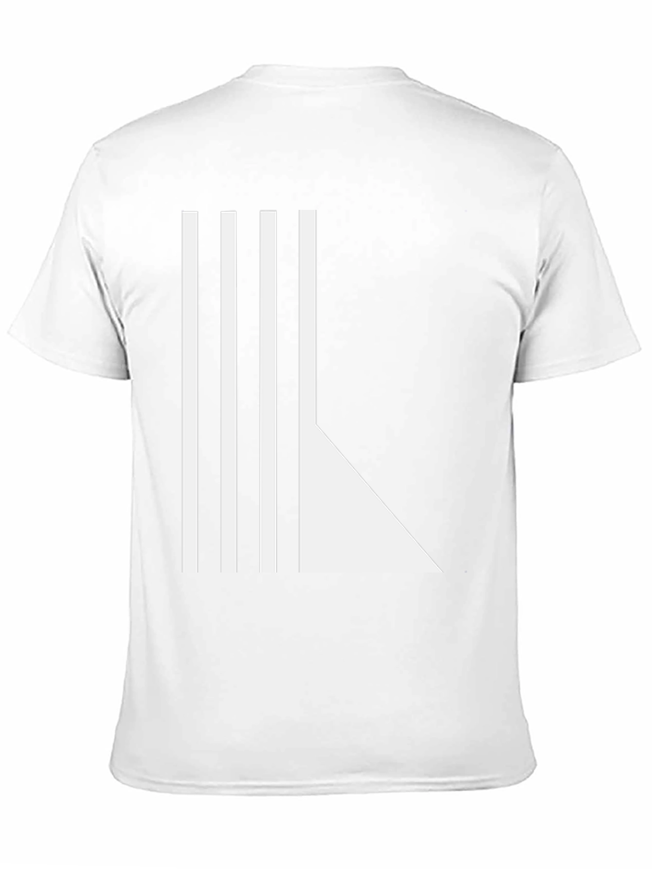 Modern Geometric Black T-Shirt