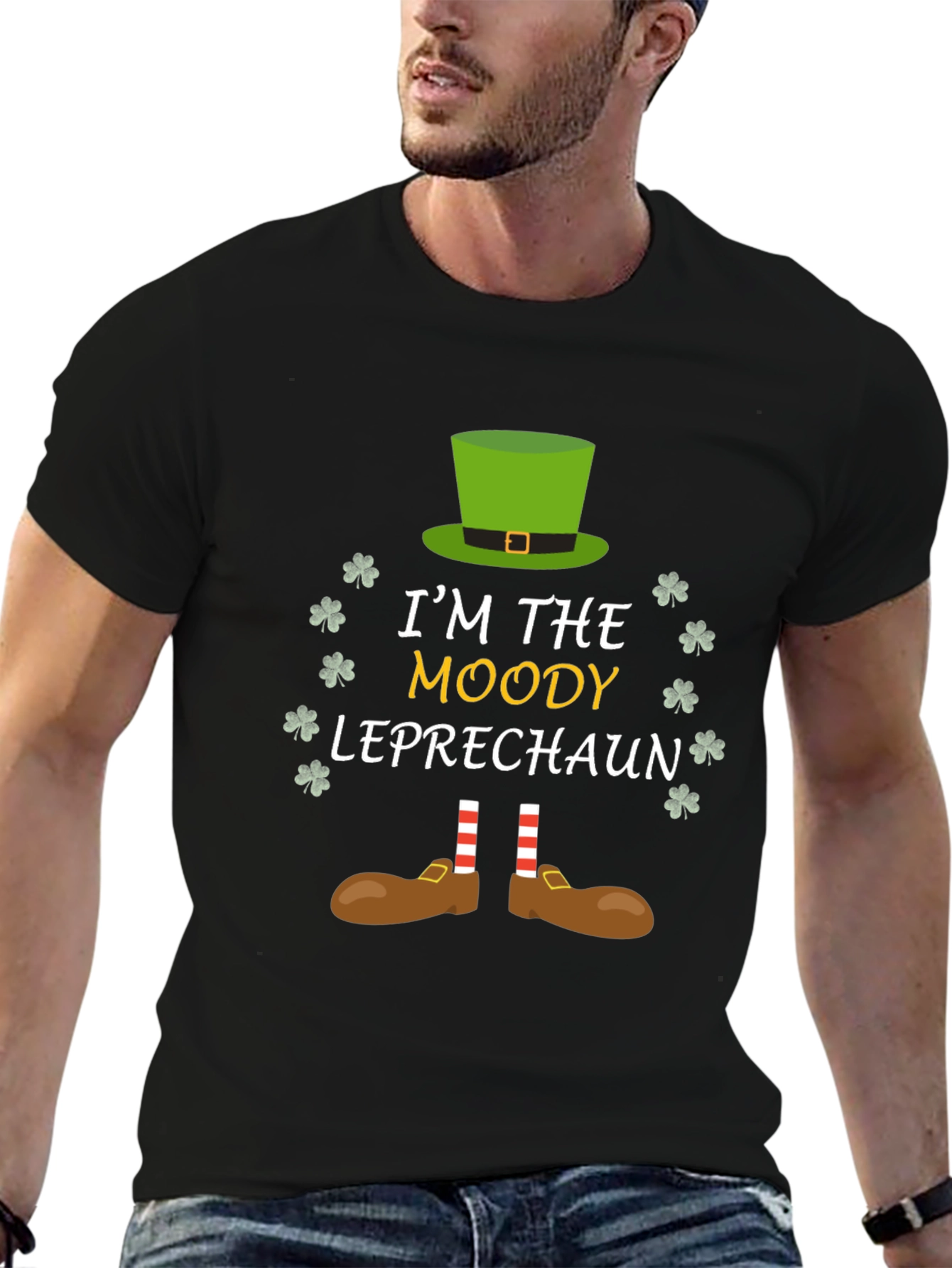 Moody Leprechaun St. Patricks Day T-Shirt