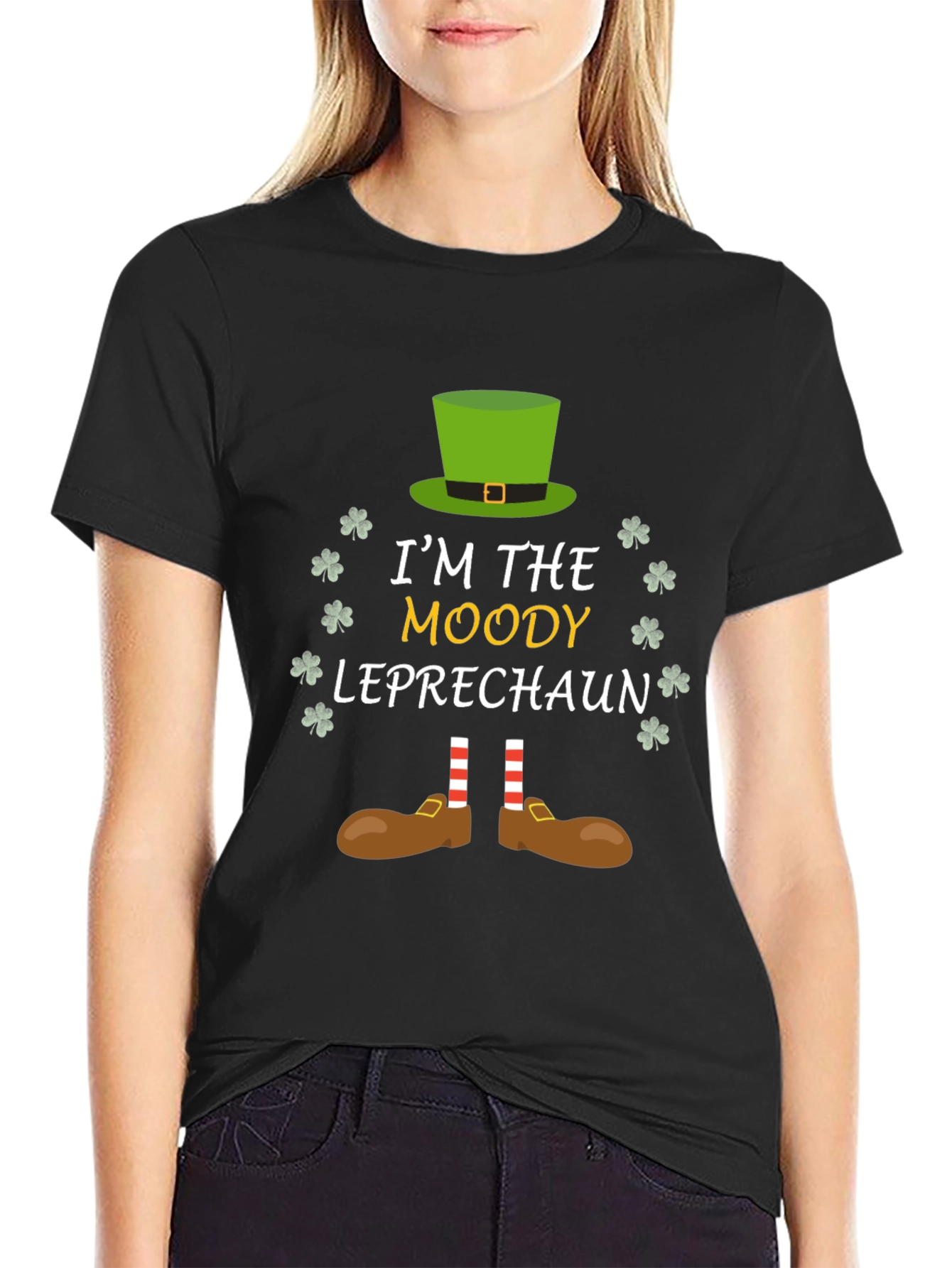 Moody Leprechaun St. Patricks Day T-Shirt