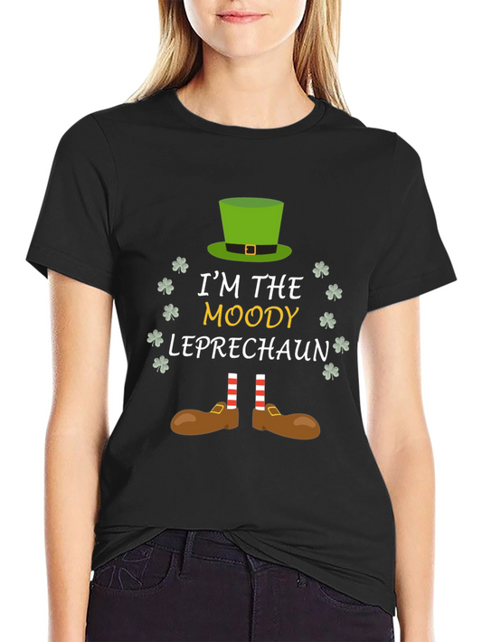 Moody Leprechaun St. Patricks Day T-Shirt