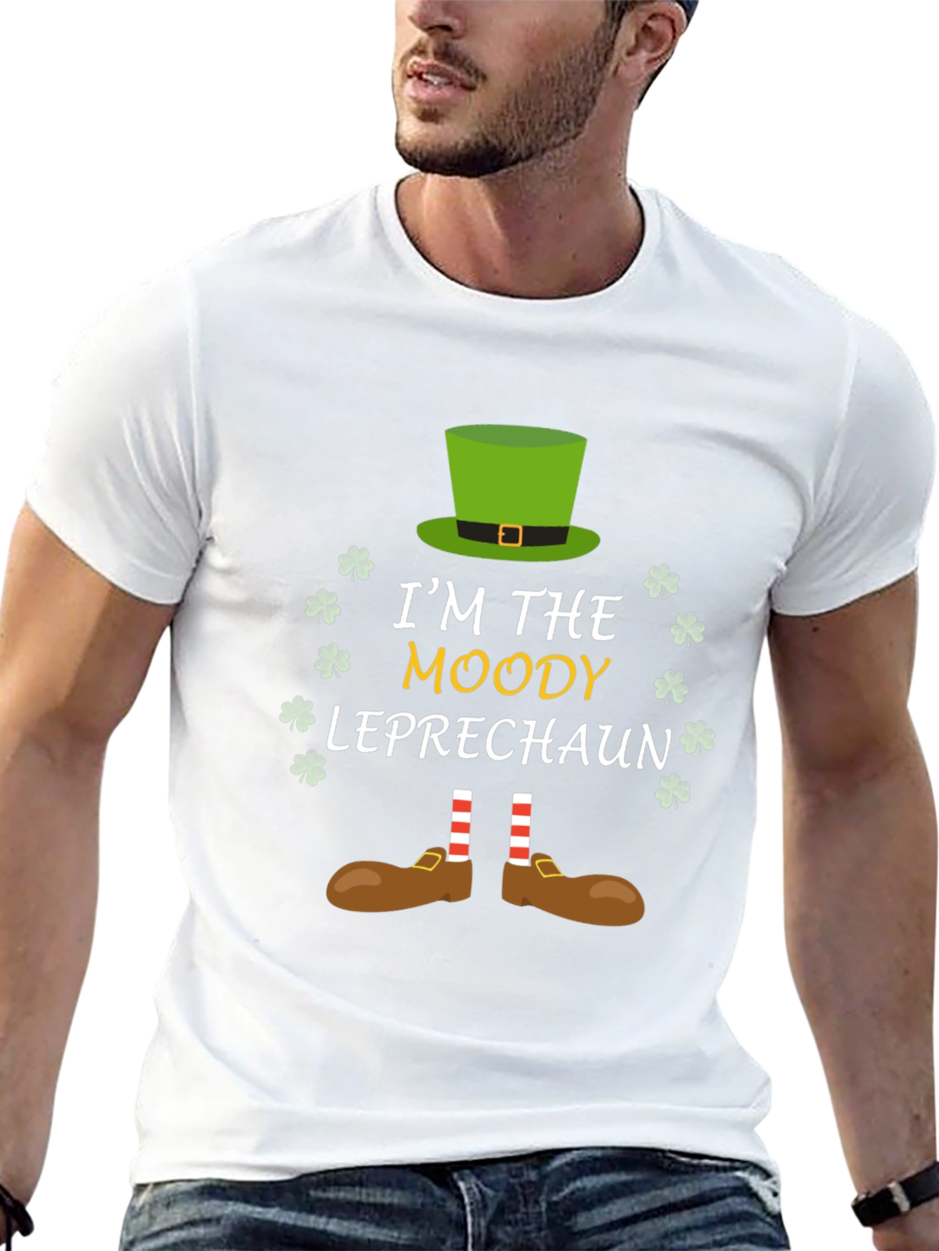 Moody Leprechaun St. Patricks Day T-Shirt