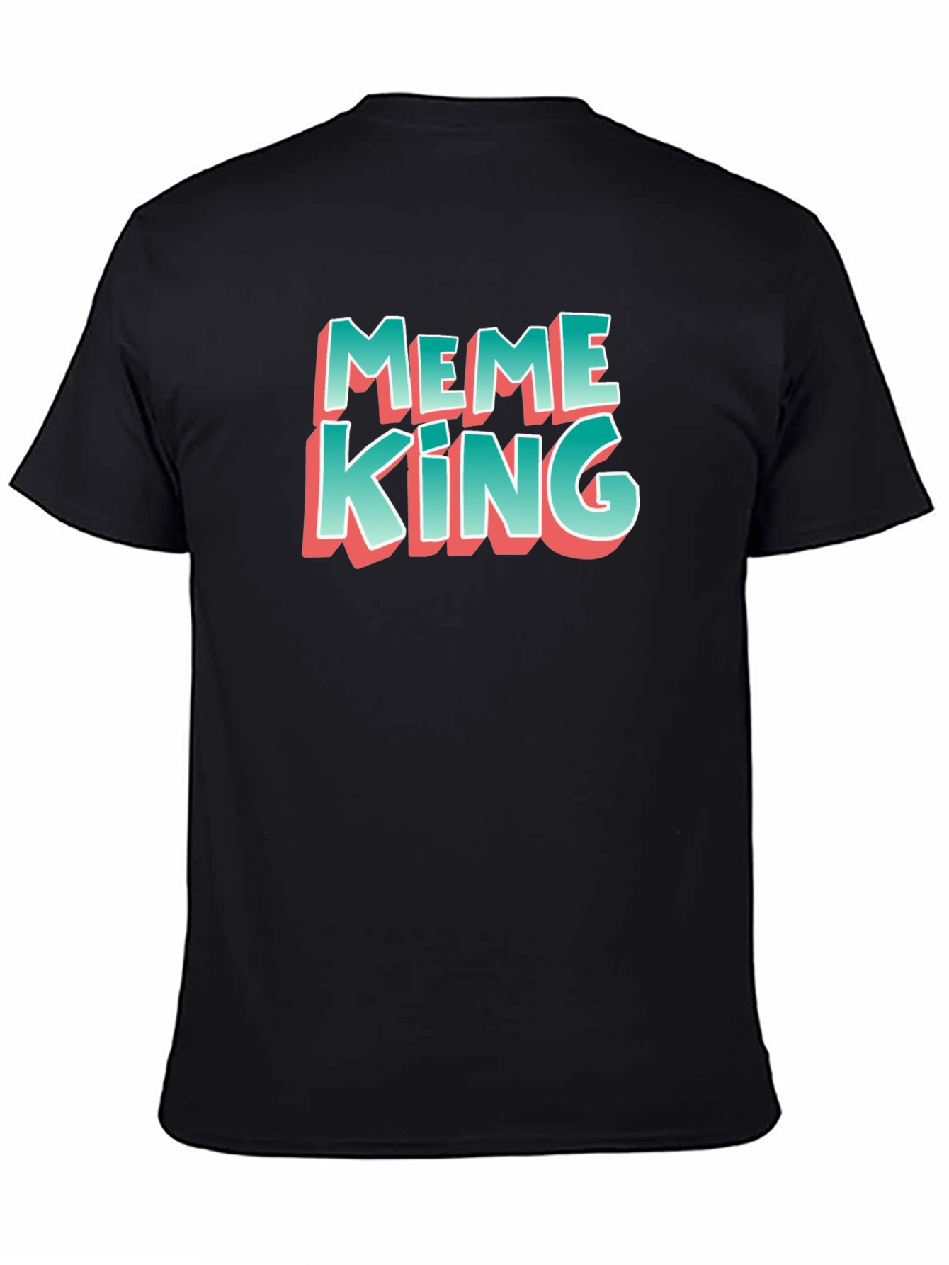 Meme King Graphic Tee - Bold Statement T-Shirt