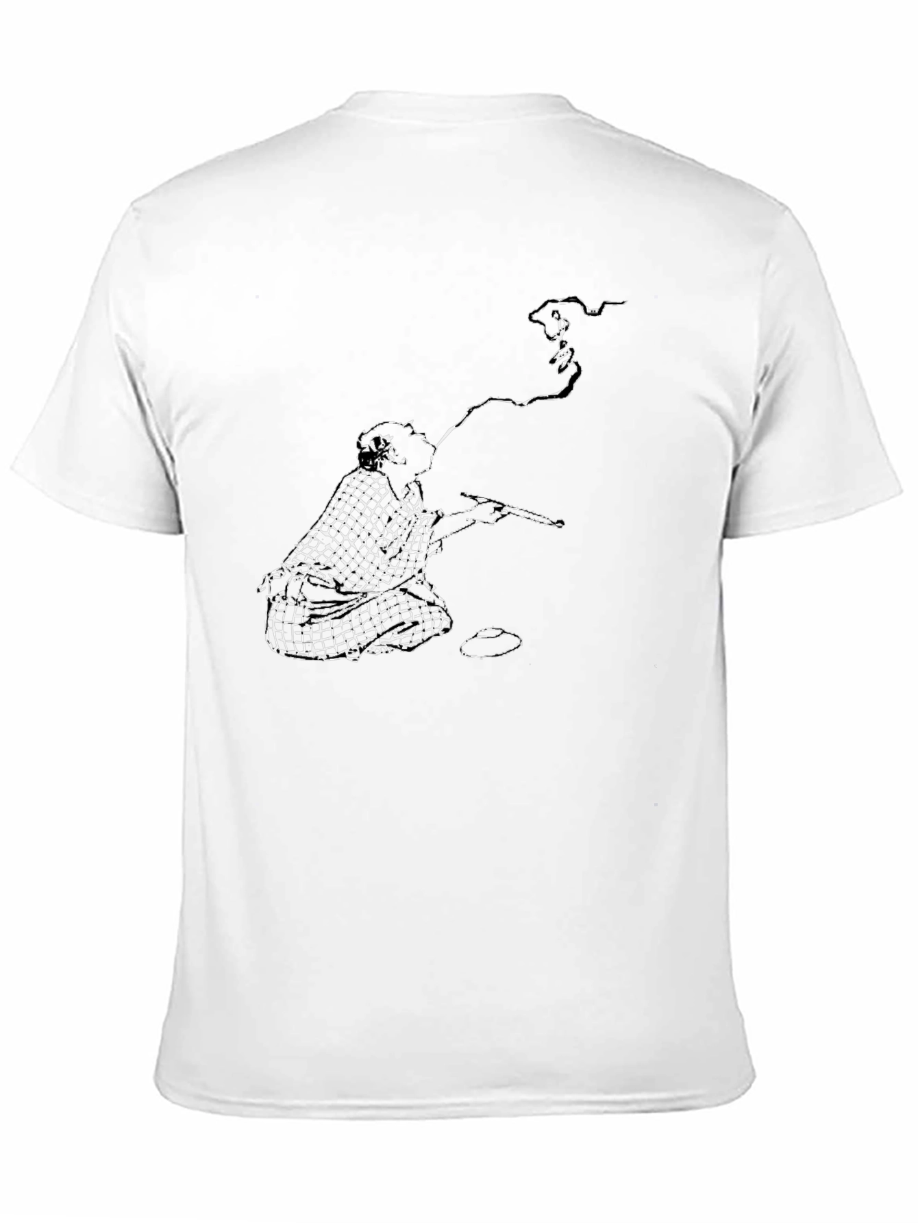 Smoking Man Graphic Tee