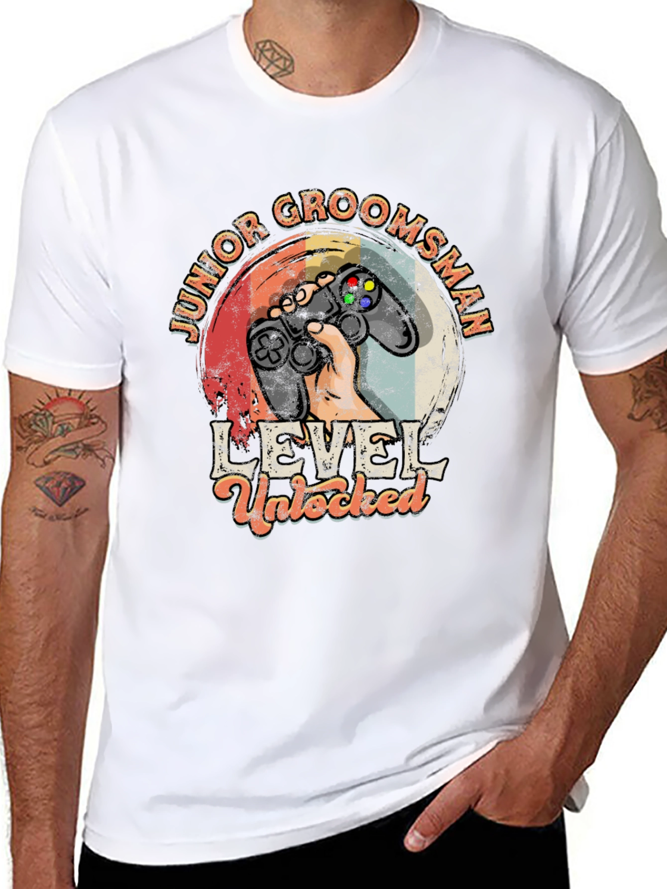 Junior Groomsman Level Unlocked T-Shirt
