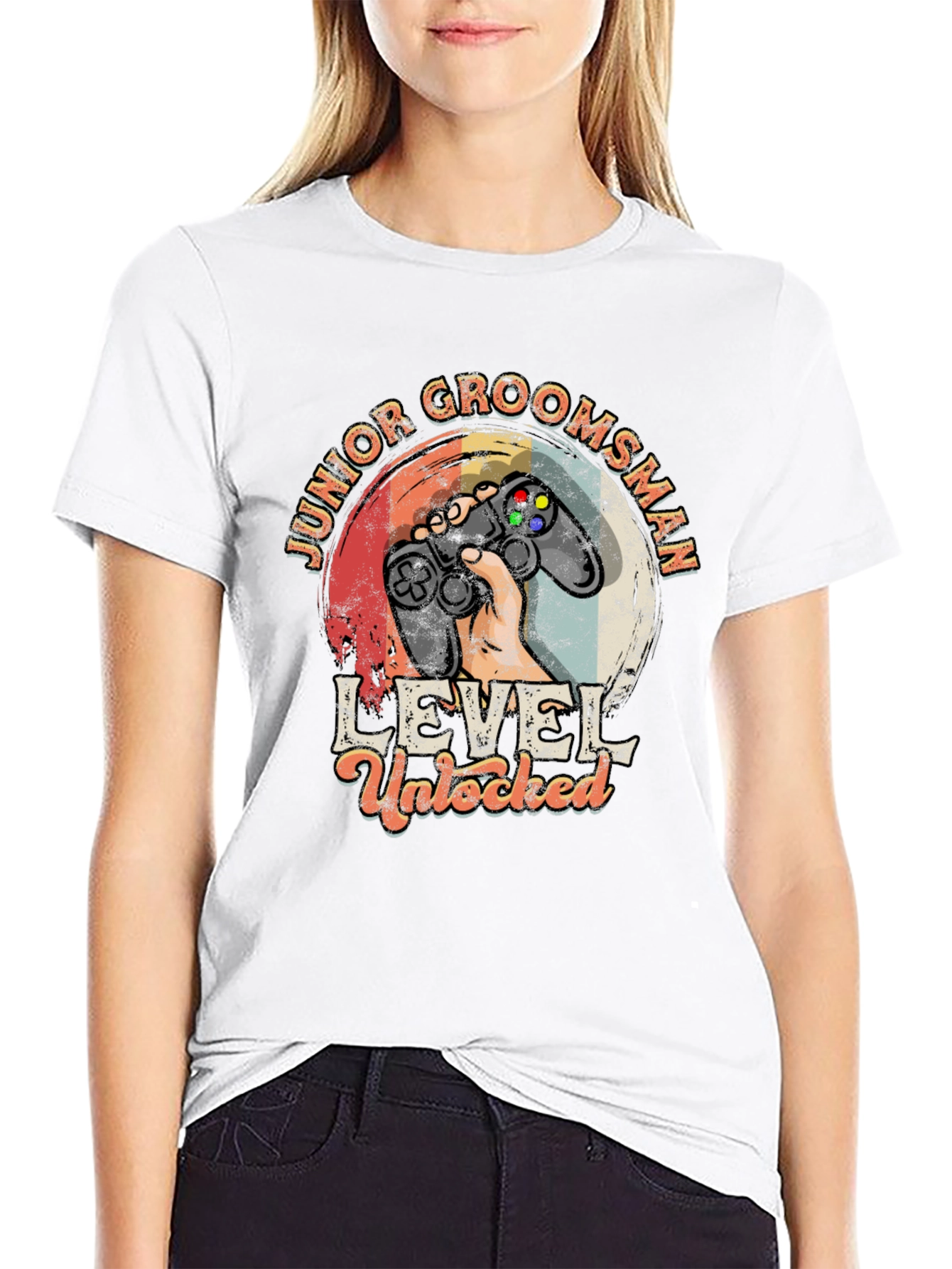 Junior Groomsman Level Unlocked T-Shirt