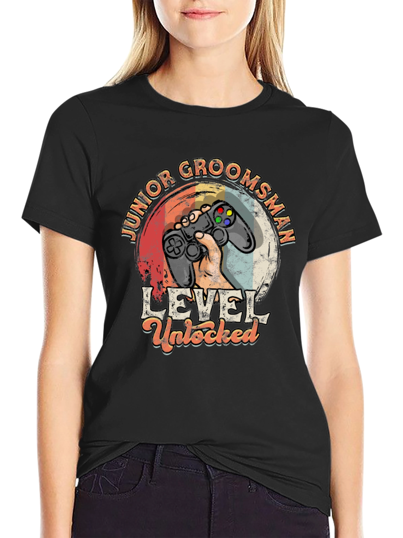 Junior Groomsman Level Unlocked T-Shirt