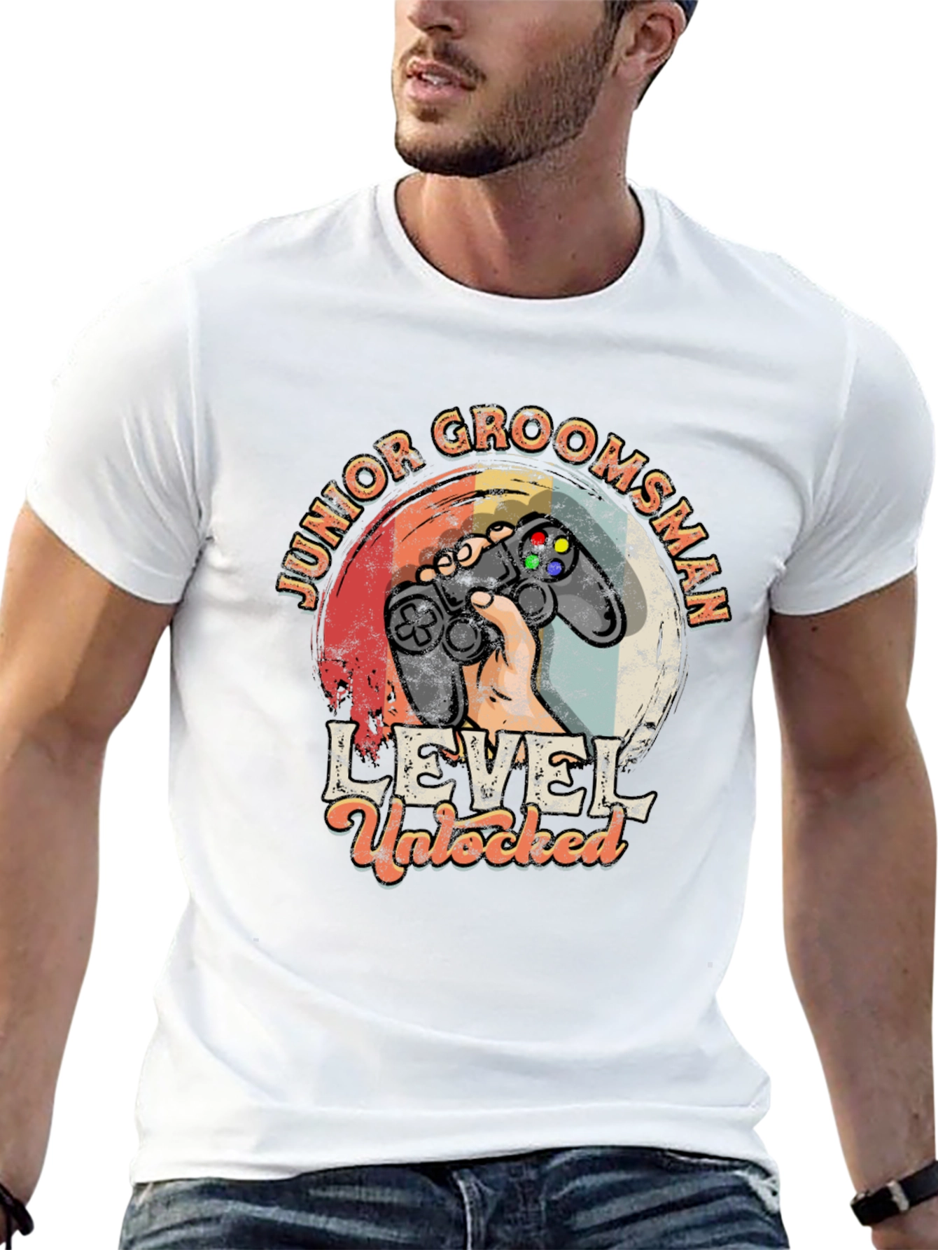 Junior Groomsman Level Unlocked T-Shirt