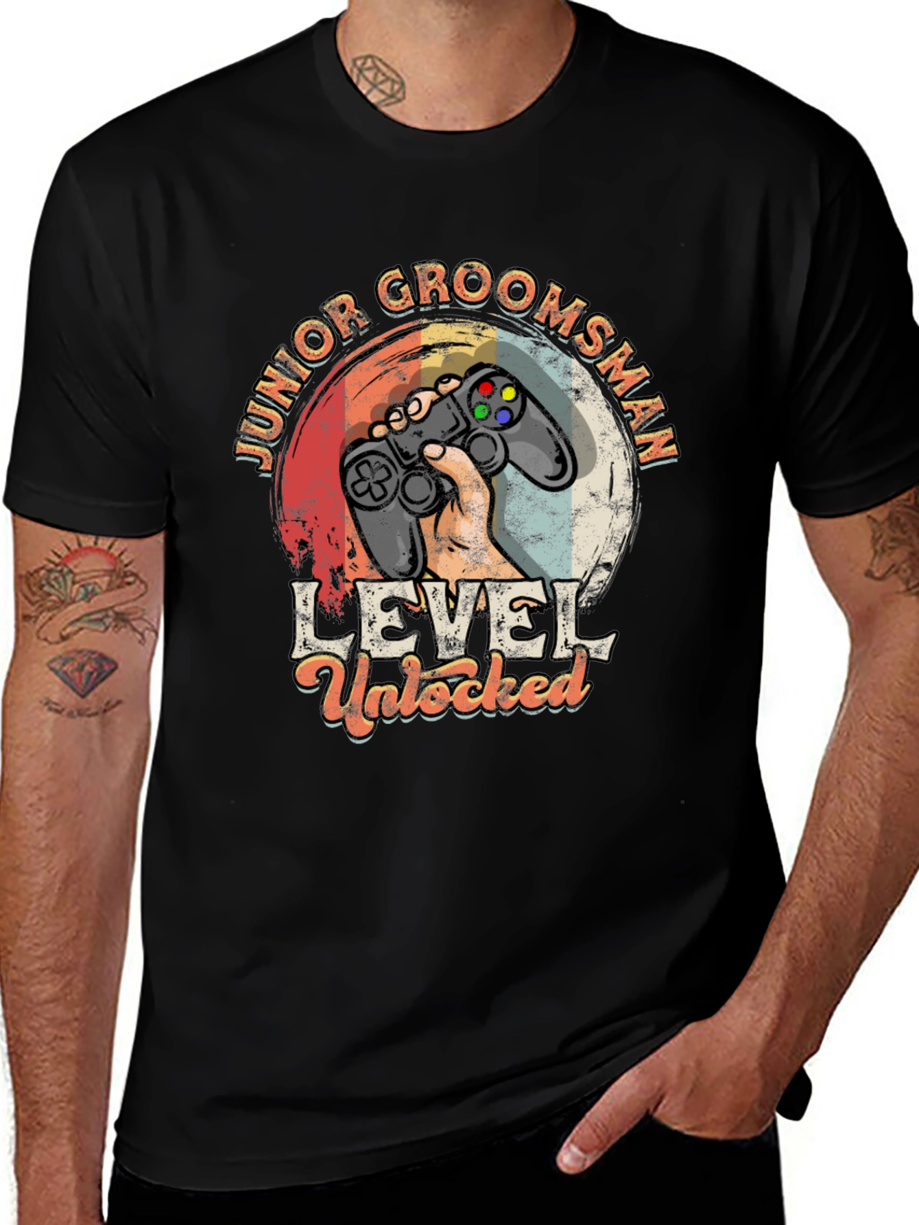 Junior Groomsman Level Unlocked T-Shirt