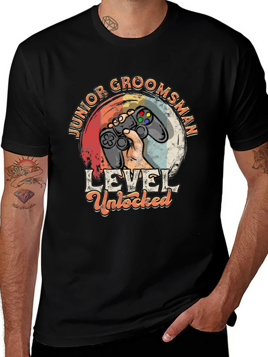 Junior Groomsman Level Unlocked T-Shirt