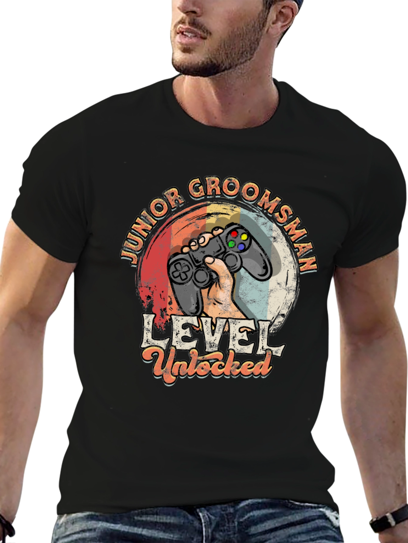 Junior Groomsman Level Unlocked T-Shirt