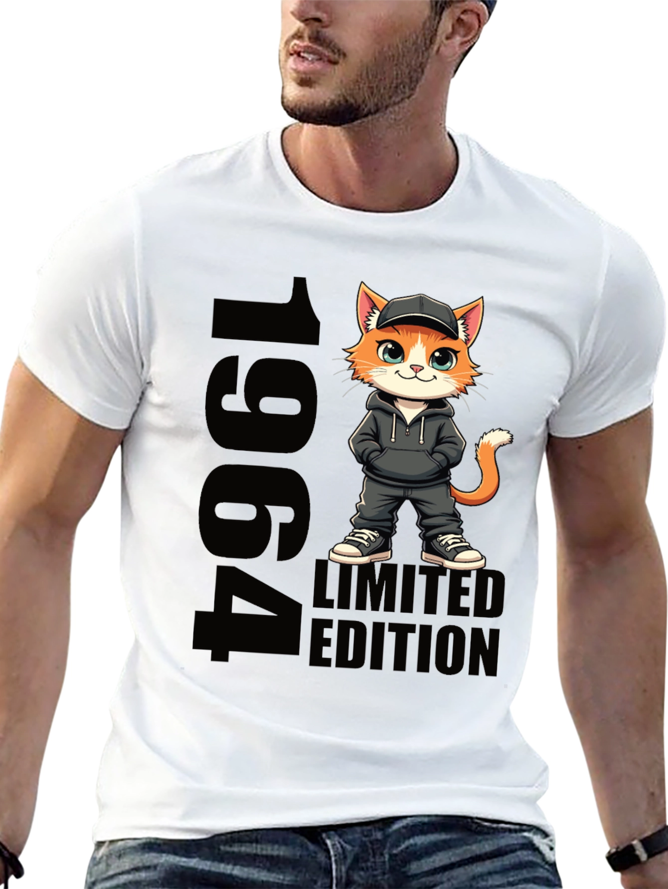 1964 Limited Edition Cartoon Cat T-Shirt