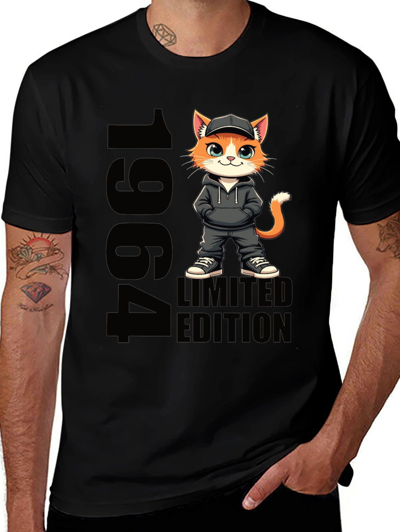 1964 Limited Edition Cartoon Cat T-Shirt