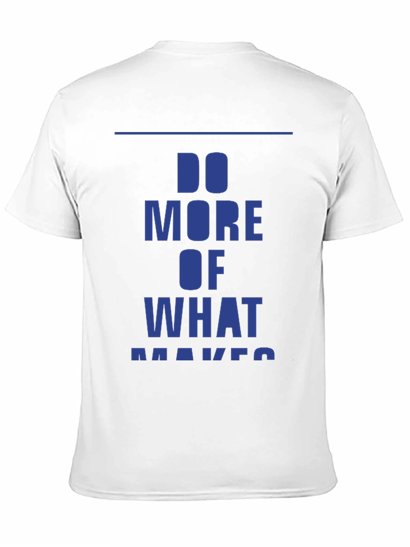 Motivational Do More Graphic Tee - Black