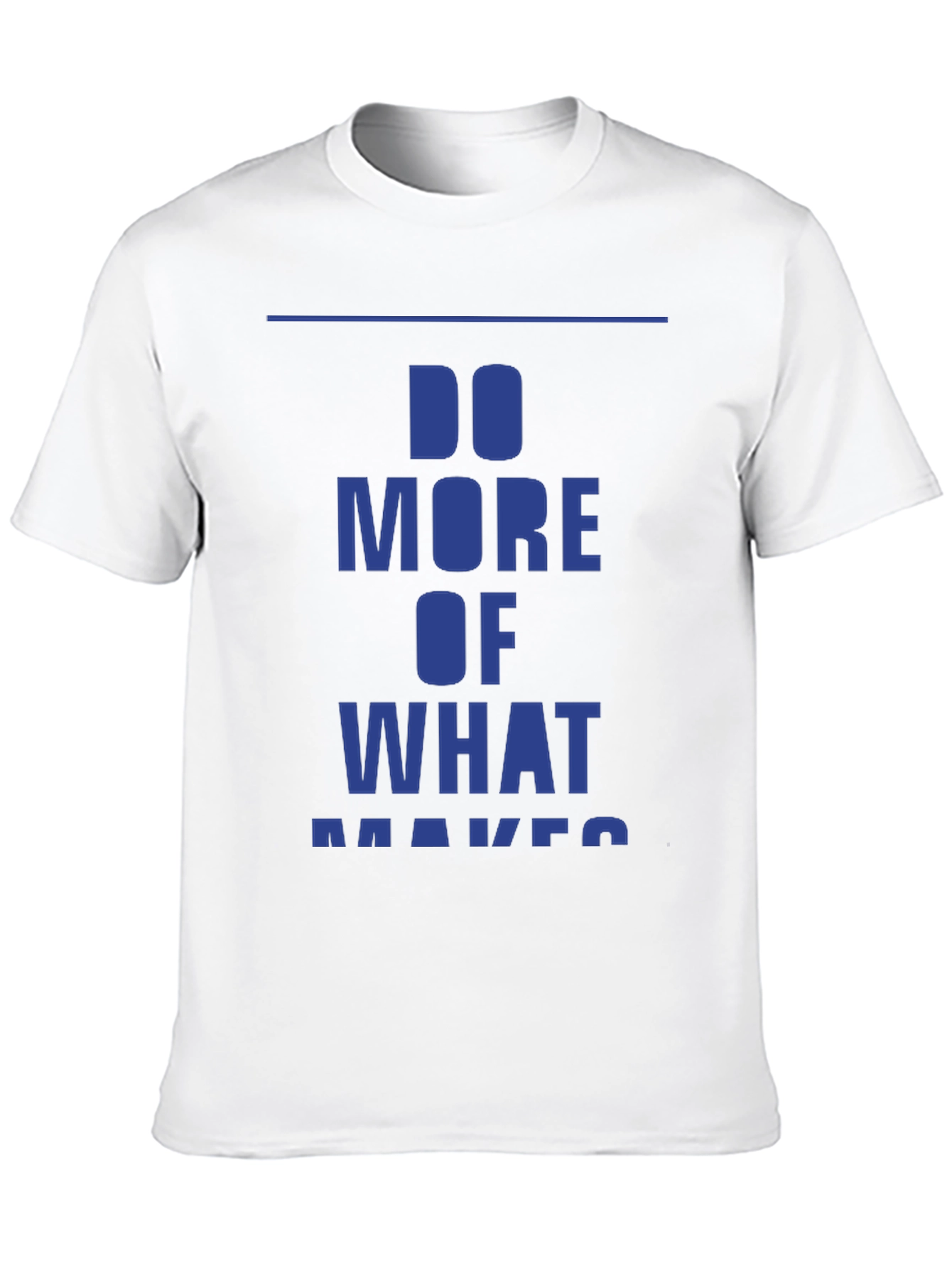 Motivational Do More Graphic Tee - Black