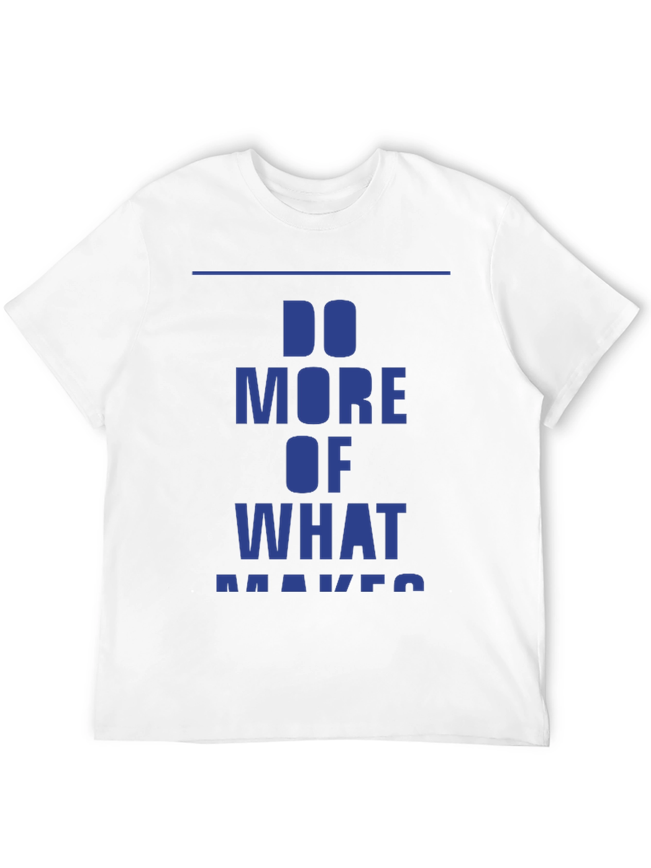 Motivational Do More Graphic Tee - Black
