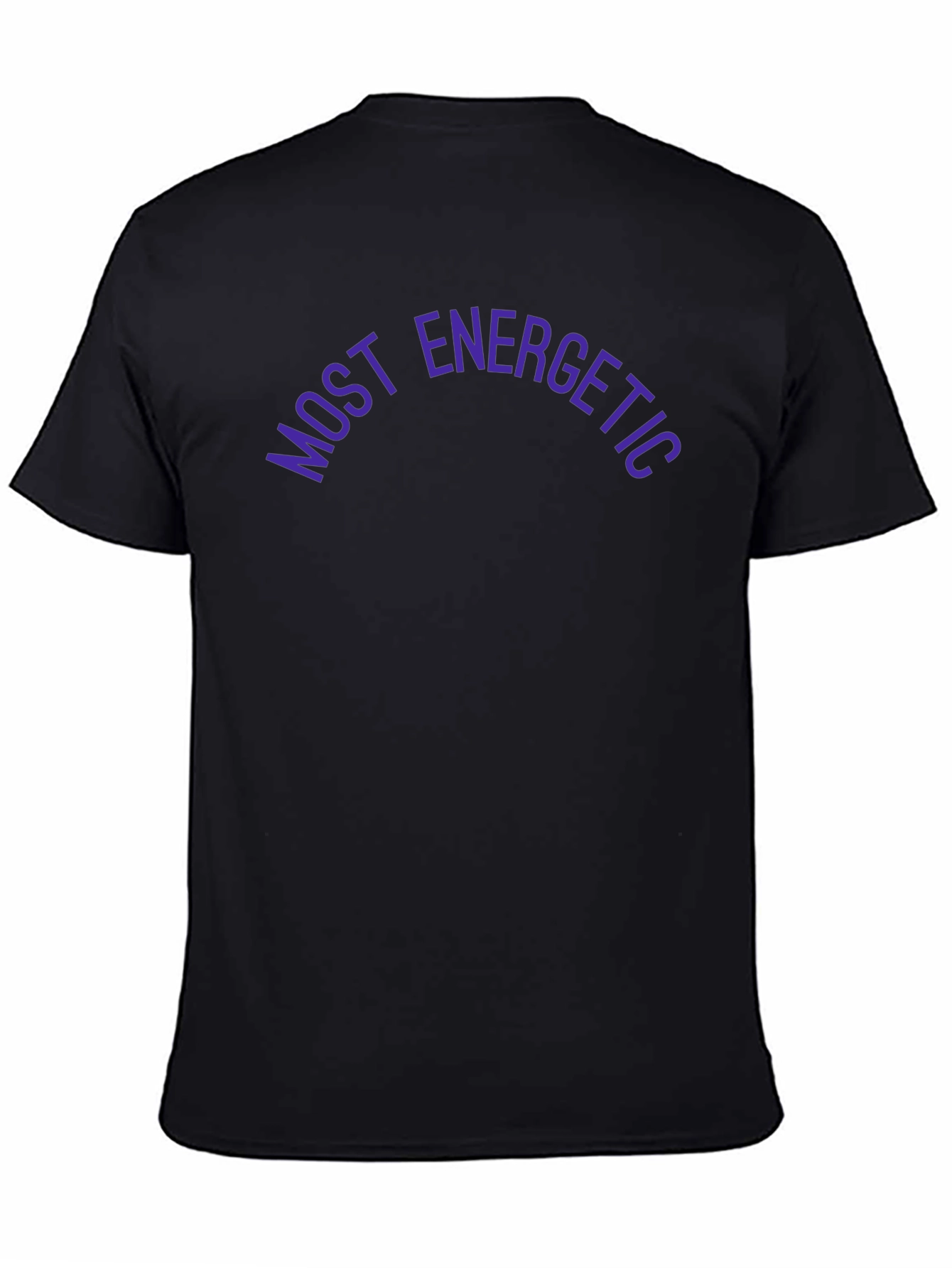 Most Energetic Black Graphic Tee