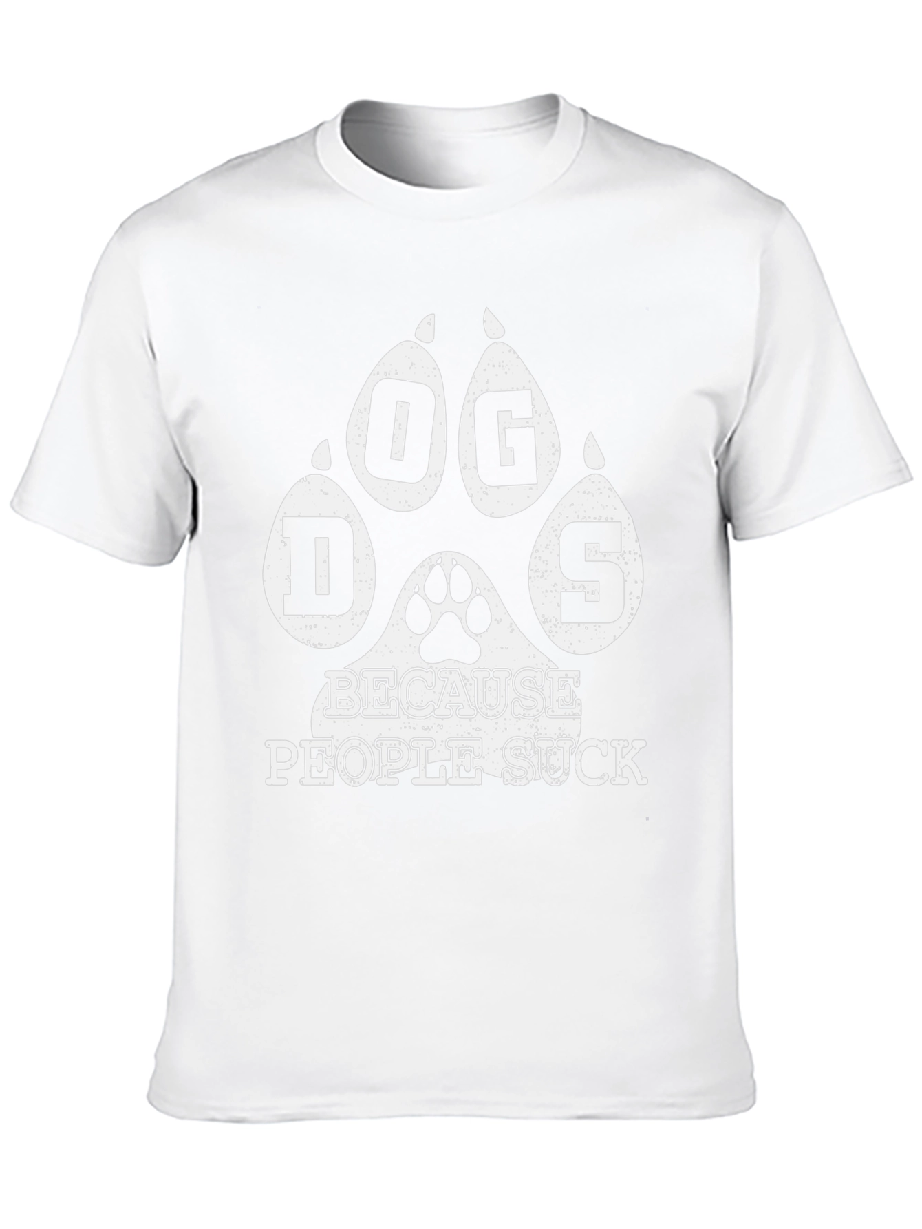 Dogs Because People Suck Graphic Tee