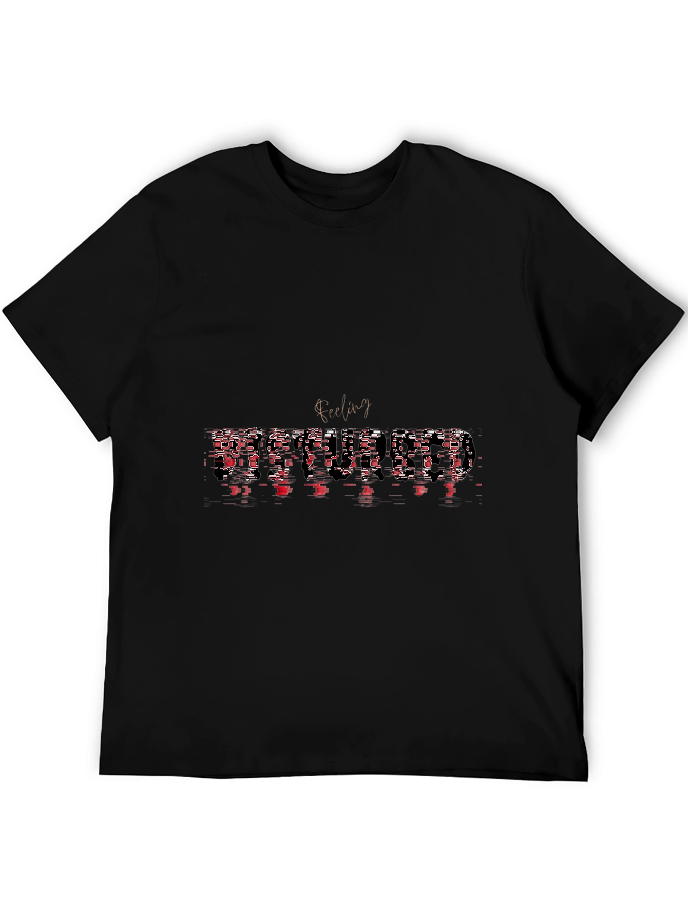 Feeling Favored Black Graphic T-Shirt