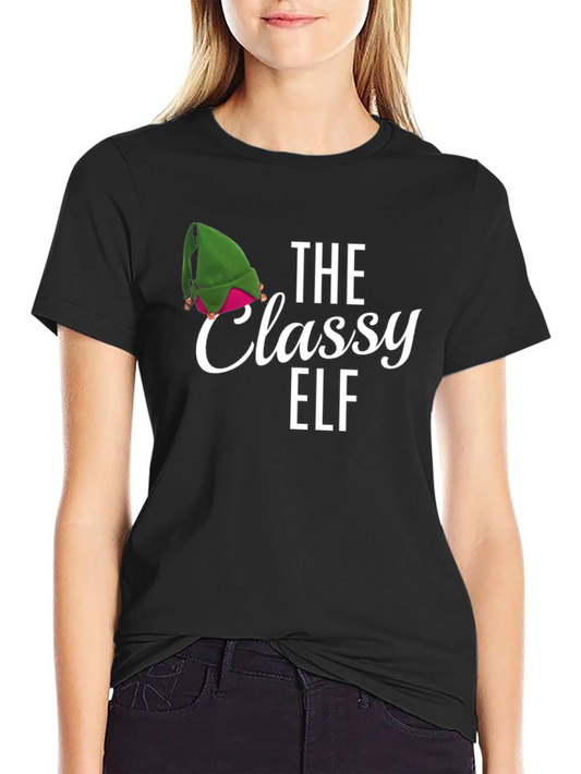 The Classy Elf Black T-Shirt