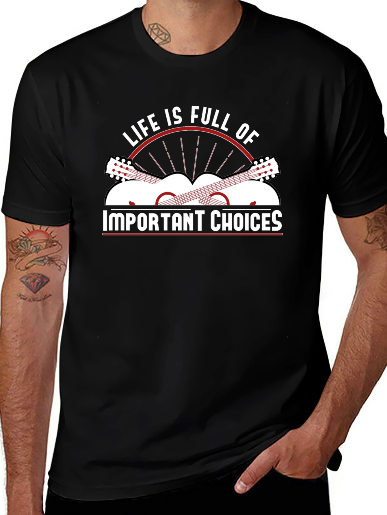 Life Is Full Of Important Choices Graphic T-Shirt
