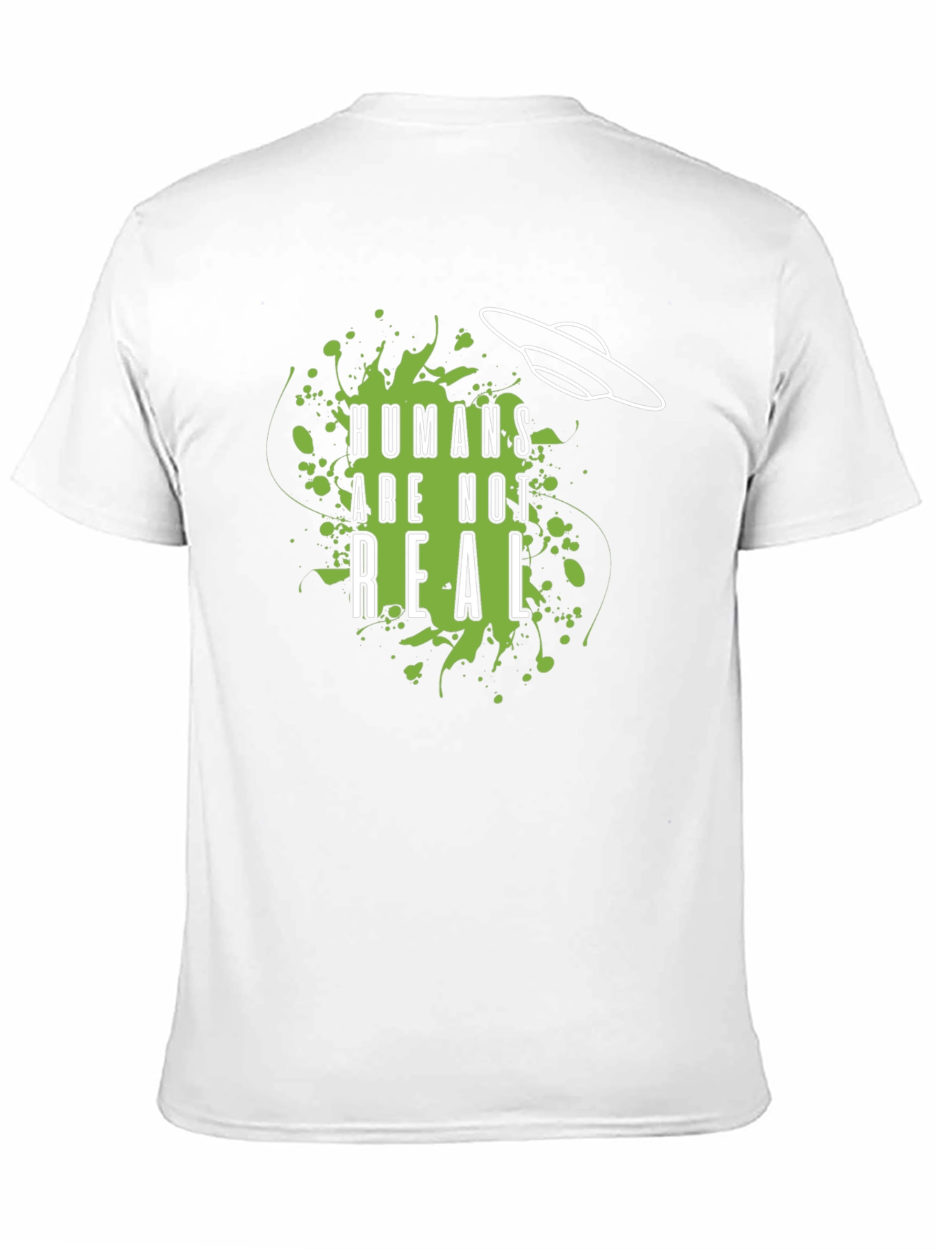 Humans Are Not Real Graphic Tee