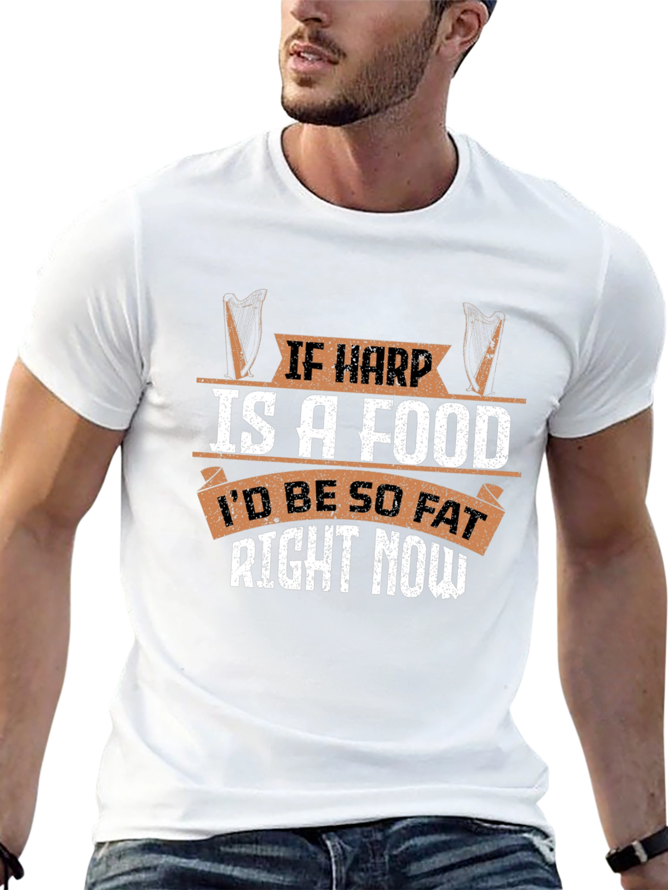 If Harp Is A Food Funny Music Lover T-Shirt