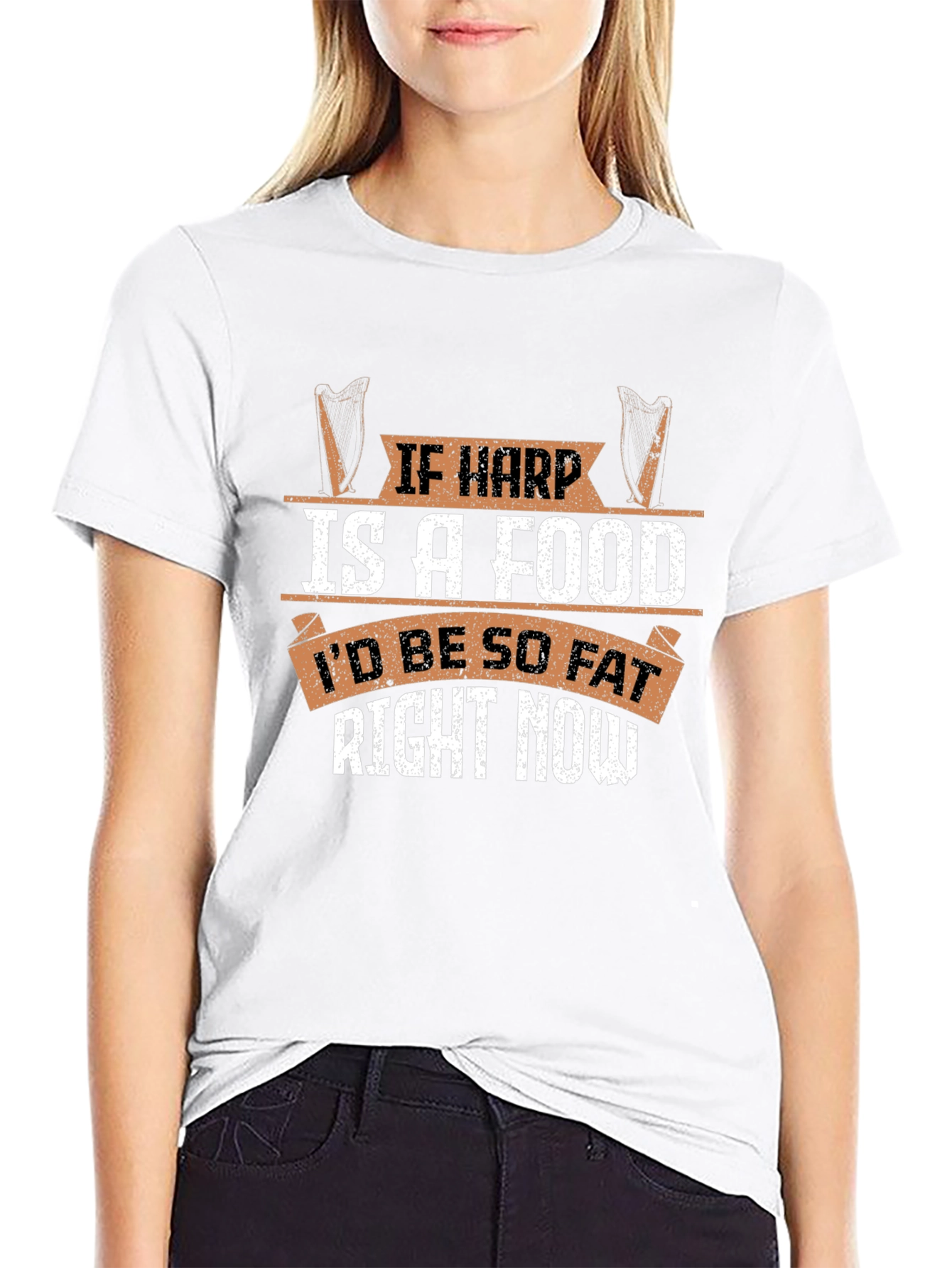 If Harp Is A Food Funny Music Lover T-Shirt