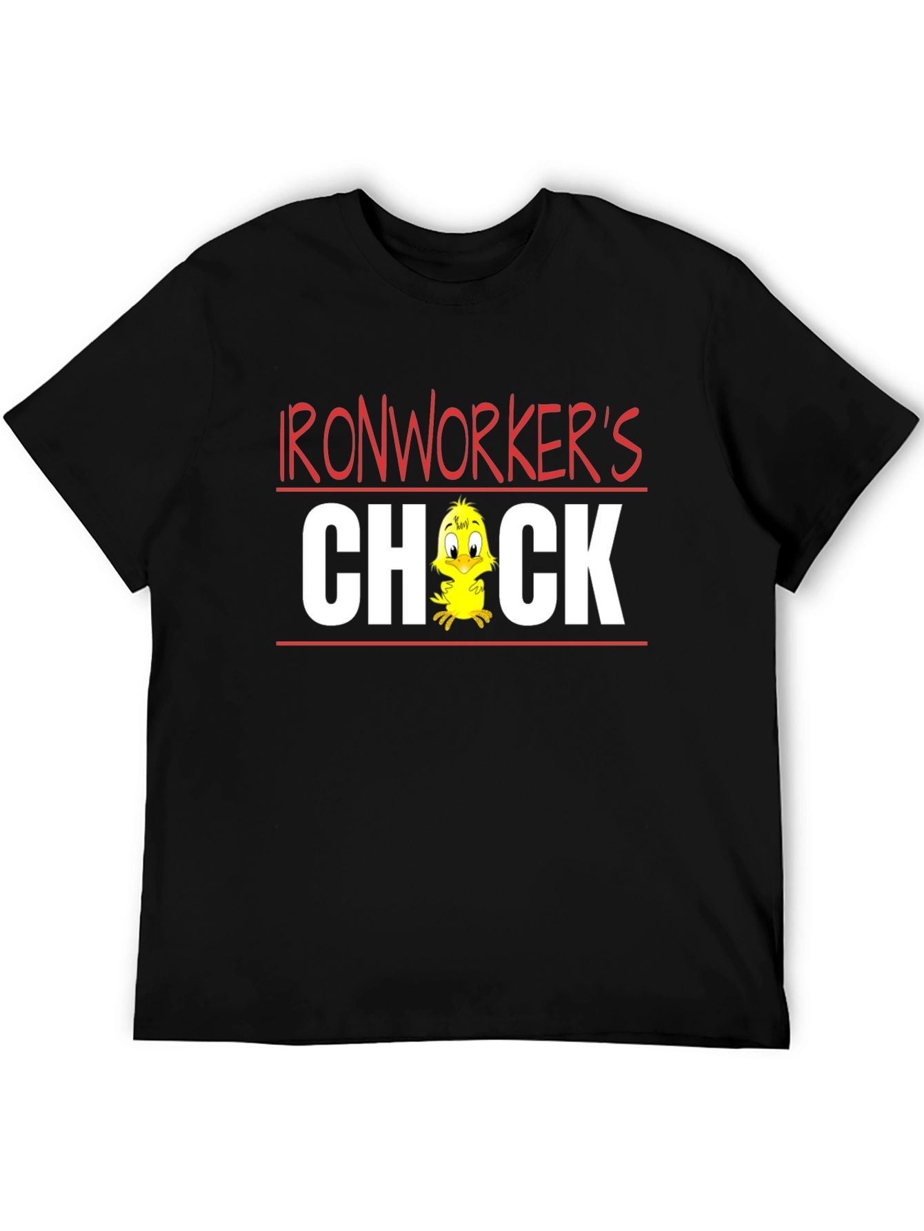 Ironworkers Chick T-Shirt - Funny Cartoon Tee