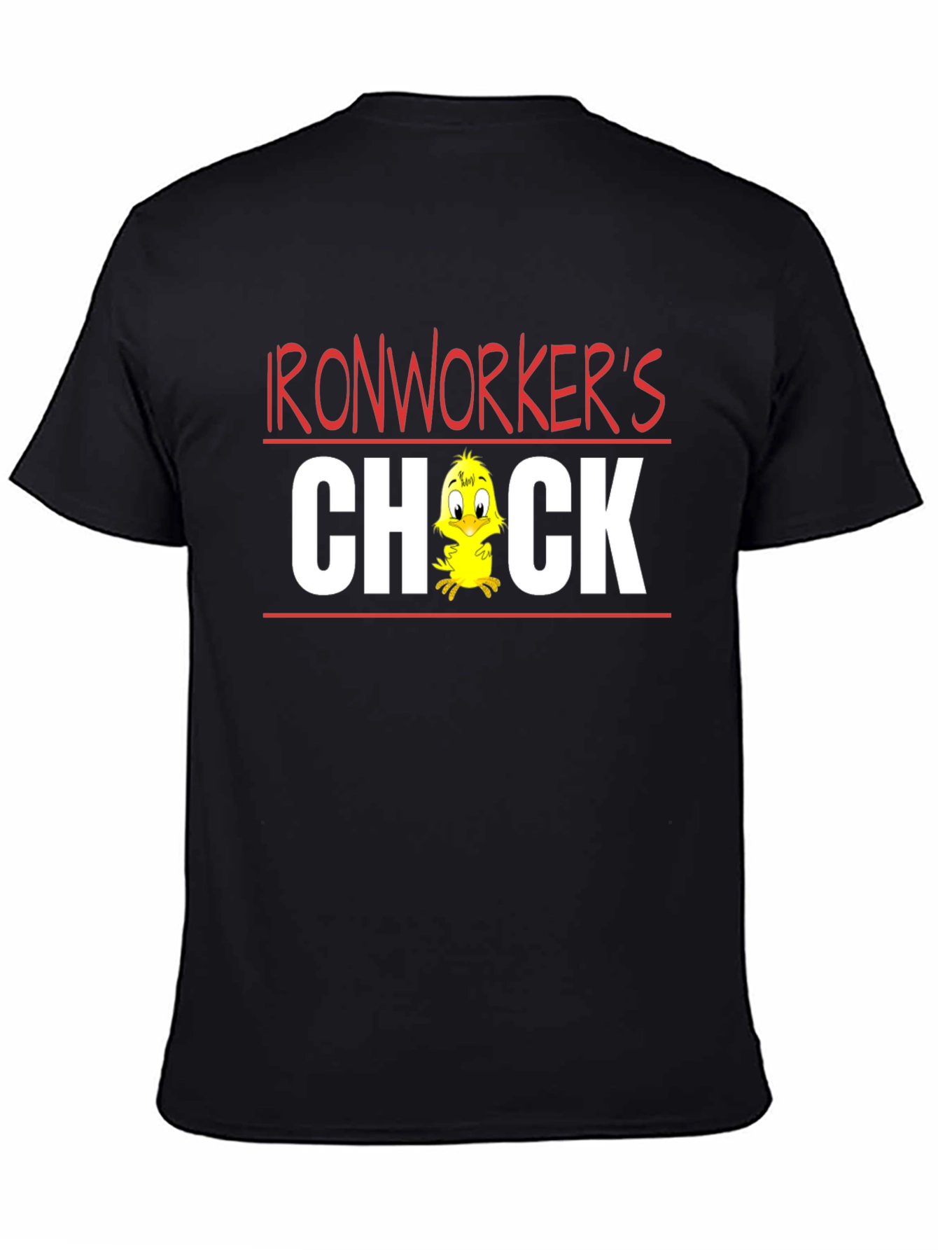 Ironworkers Chick T-Shirt - Funny Cartoon Tee