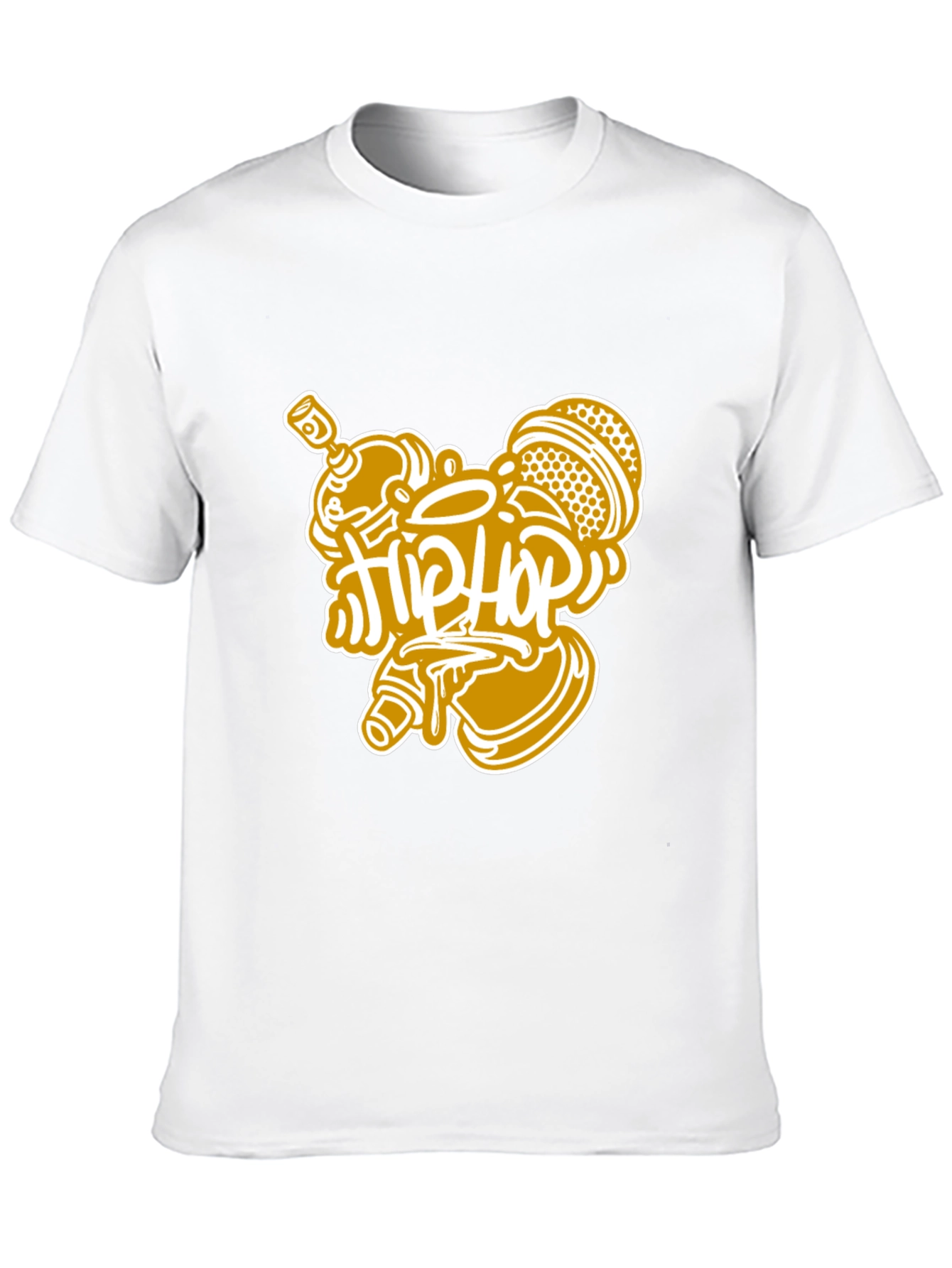Hip Hop Graphic Black T-Shirt