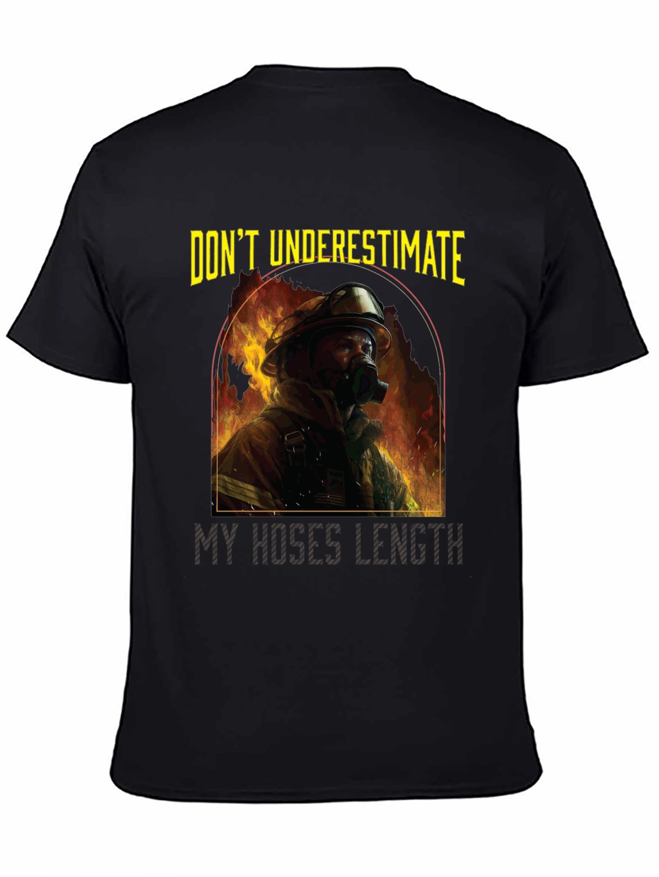 Firefighter Hose Length Graphic Tee