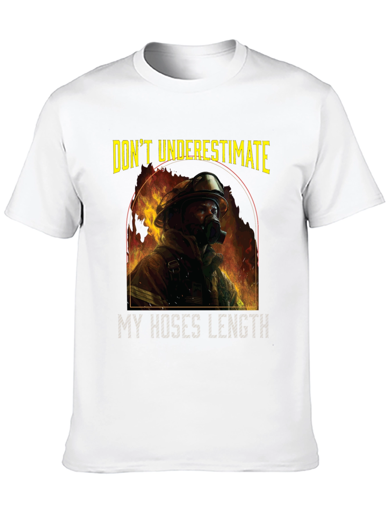 Firefighter Hose Length Graphic Tee