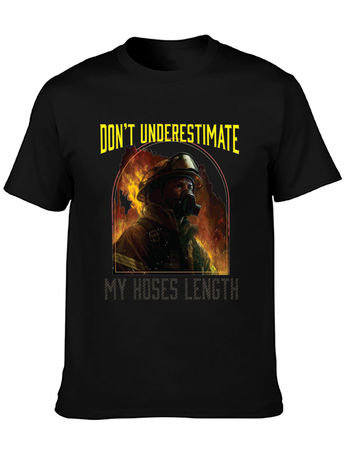 Firefighter Hose Length Graphic Tee