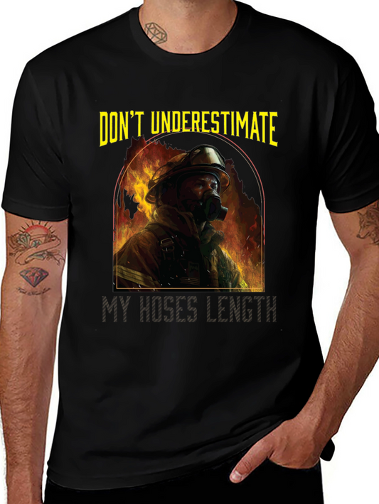 Firefighter Hose Length Graphic Tee